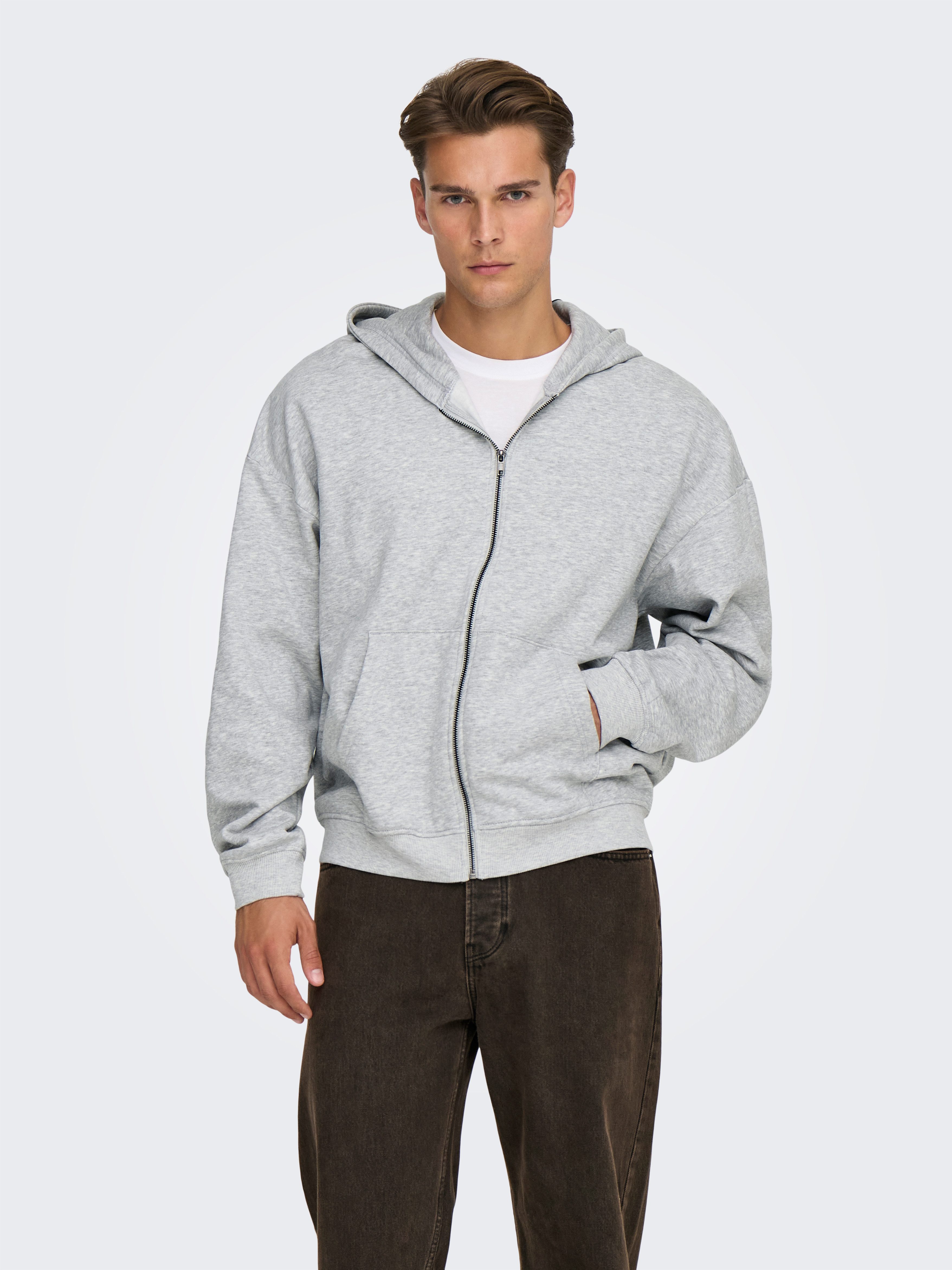 ONLY & SONS Kapuzensweatshirt ONSTURNER LIFE VTG ZIP HOODIE SWEAT günstig online kaufen