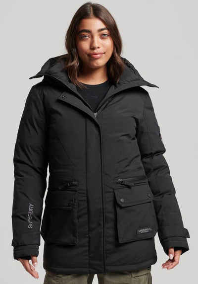 Superdry Steppjacke CITY PADDED PARKA JACKET mit vielen Details