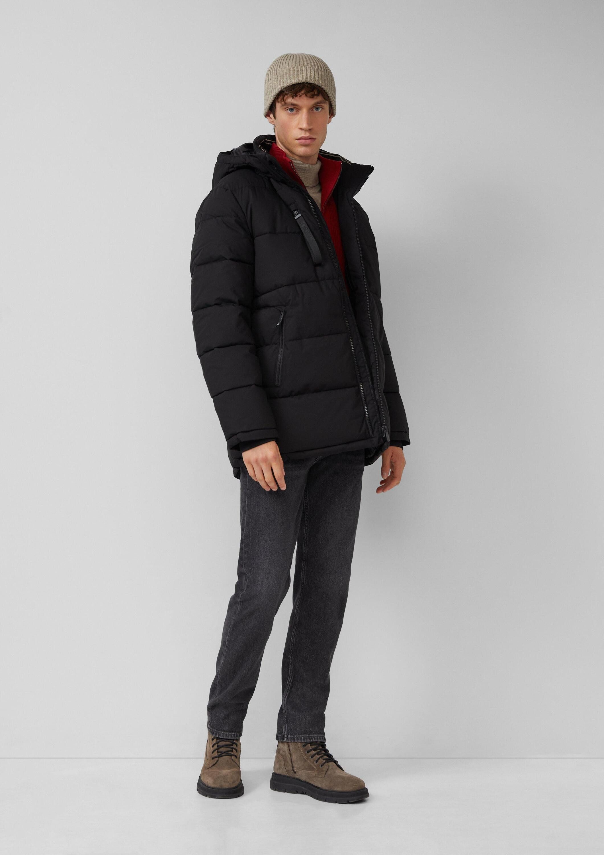 s.Oliver Strickmütze Mütze Gestrickte Baumwoll-Beanie mit Umschlag günstig online kaufen