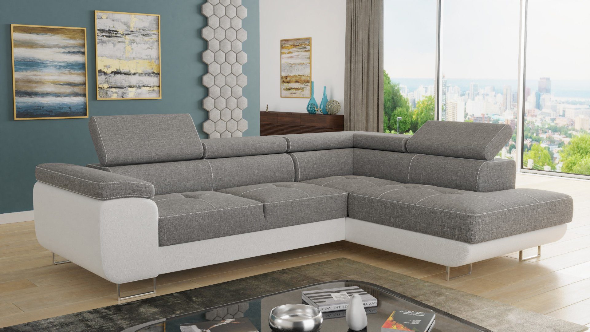 Sofnet Ecksofa Caris, mit Schlaffunktion und günstig online kaufen
