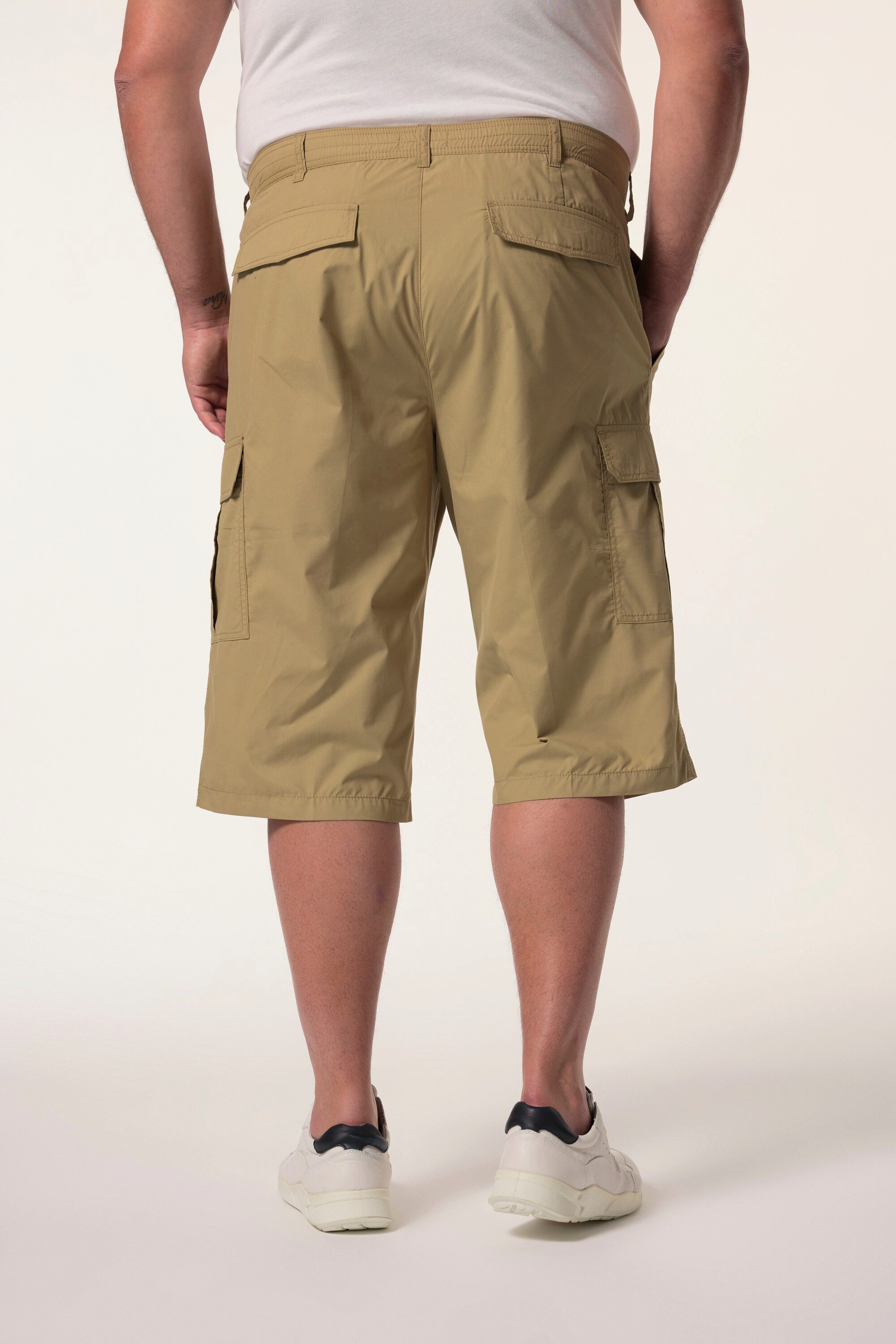 Men Plus Bermudas Cargo-Capri UV- Mückenschutz Elastikbund