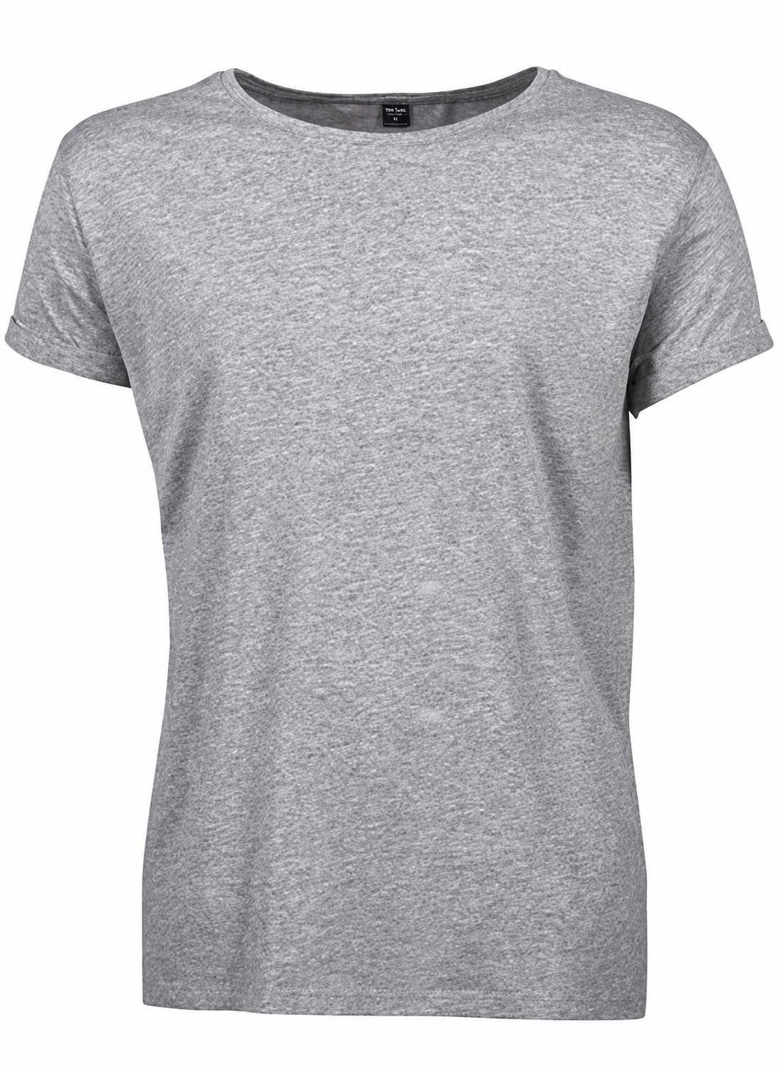Tee Jays Rundhalsshirt Herren Roll-Up Tee / 100 % ringgesponnene gekämmte Baumwolle