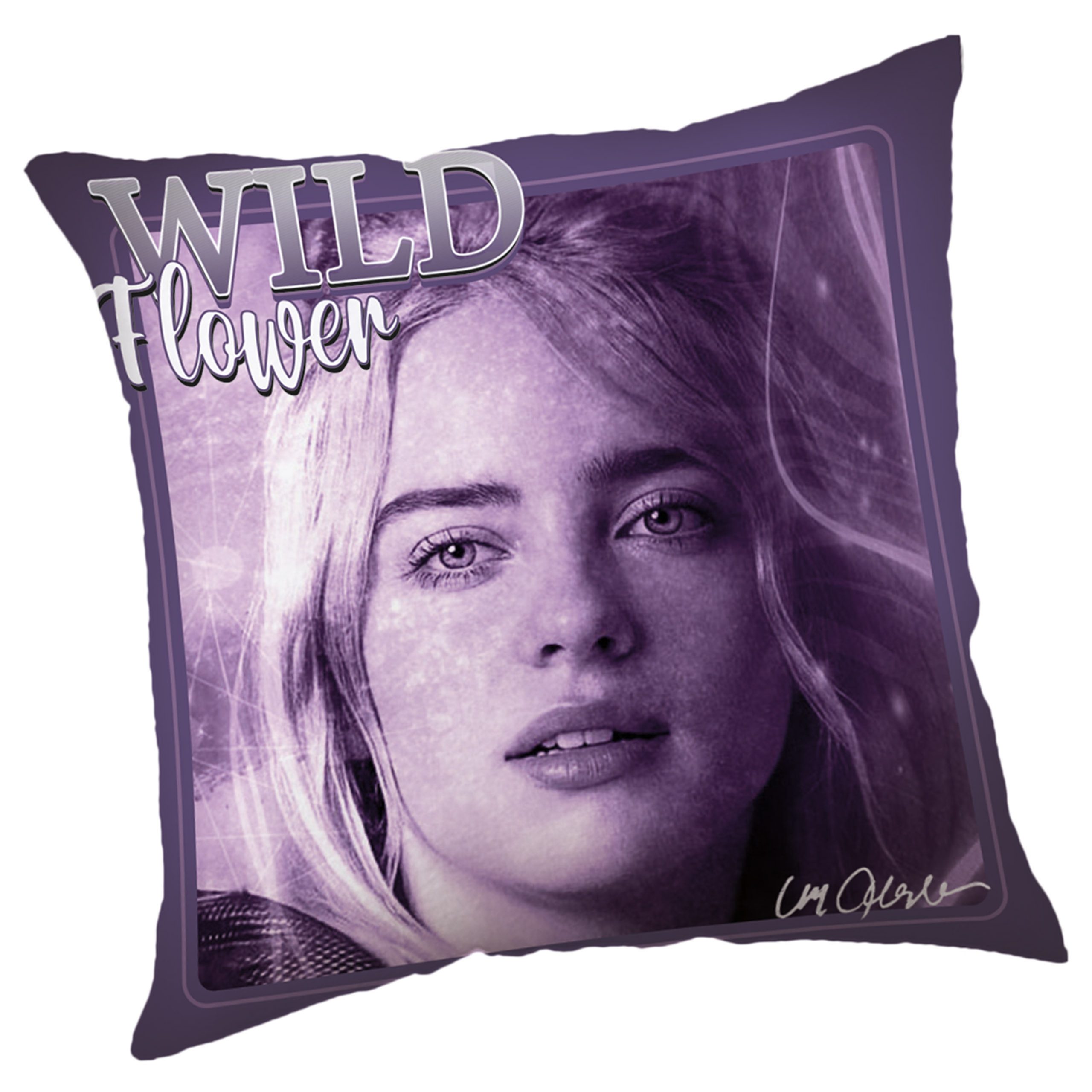 BILLIE EILISH Dekokissen Billie Eilish Quadratisches Kissen, Wendekissen, Dekokissen 40x40 cm