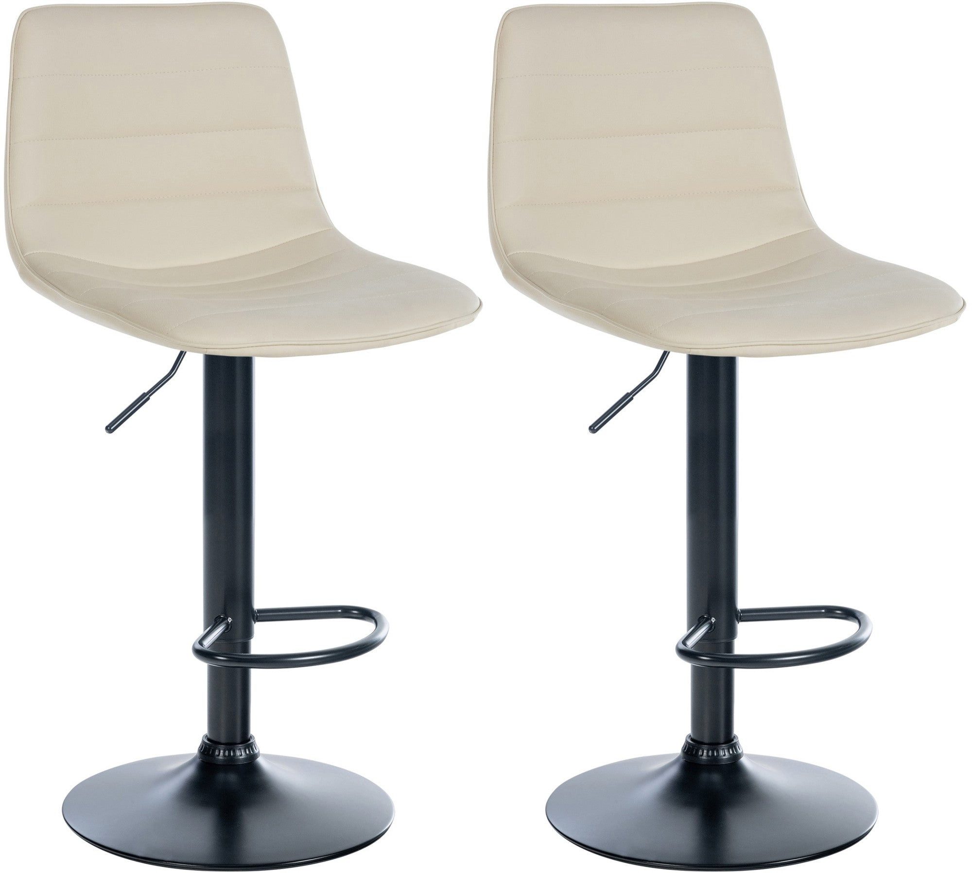 Bistrostuhl 2er Set Barhocker Lex Kunstleder