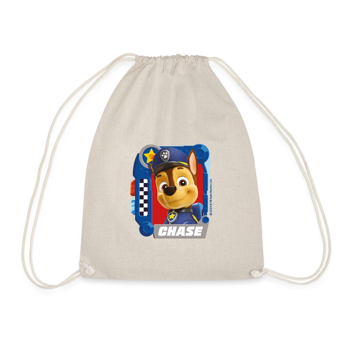 Spreadshirt Turnbeutel Paw Patrol Chase Charakterdesign Turnbeutel (1-tlg)
