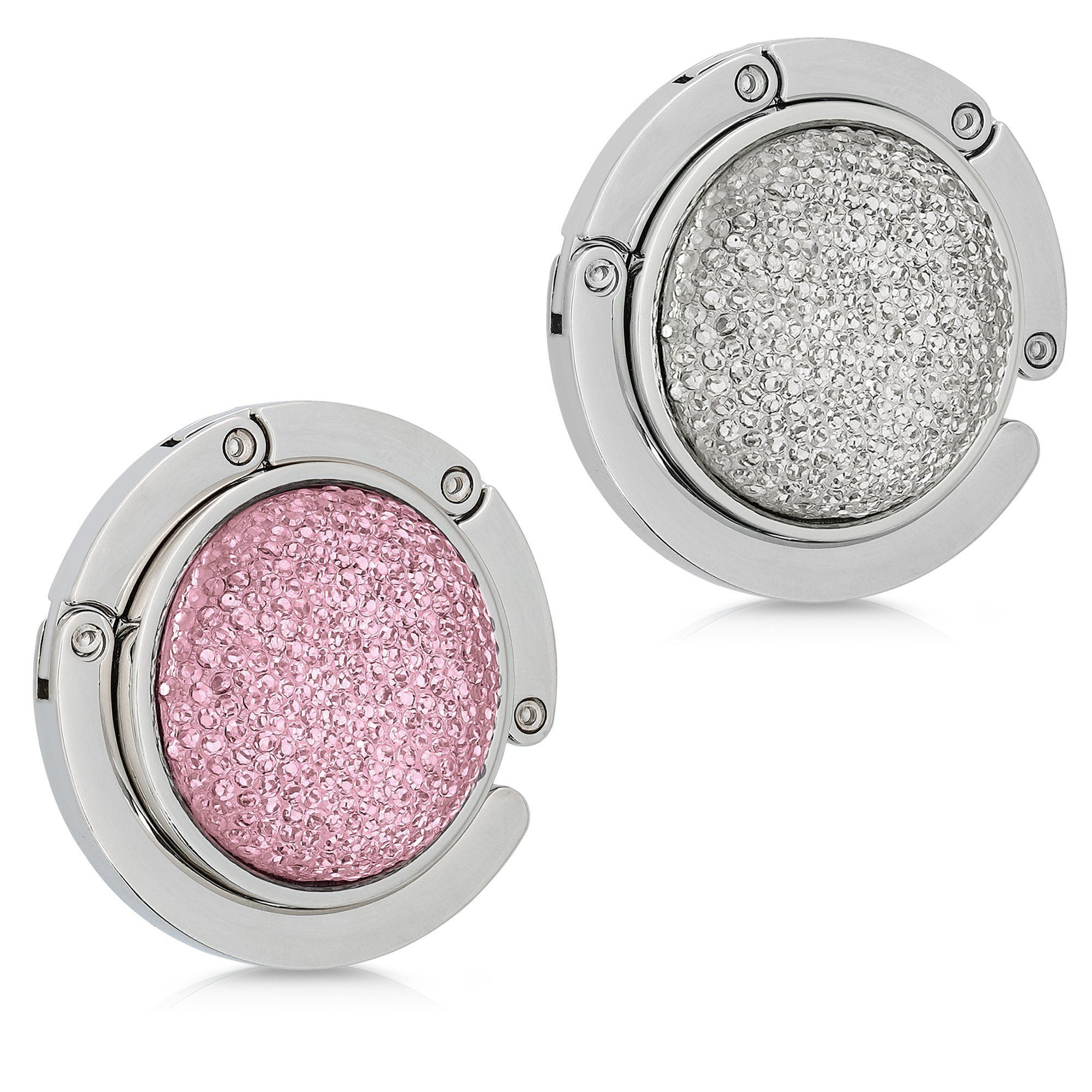 kwmobile Taschen-Halterung 2x Tisch Handtaschenhalter Haken, (2-tlg., Faltb günstig online kaufen