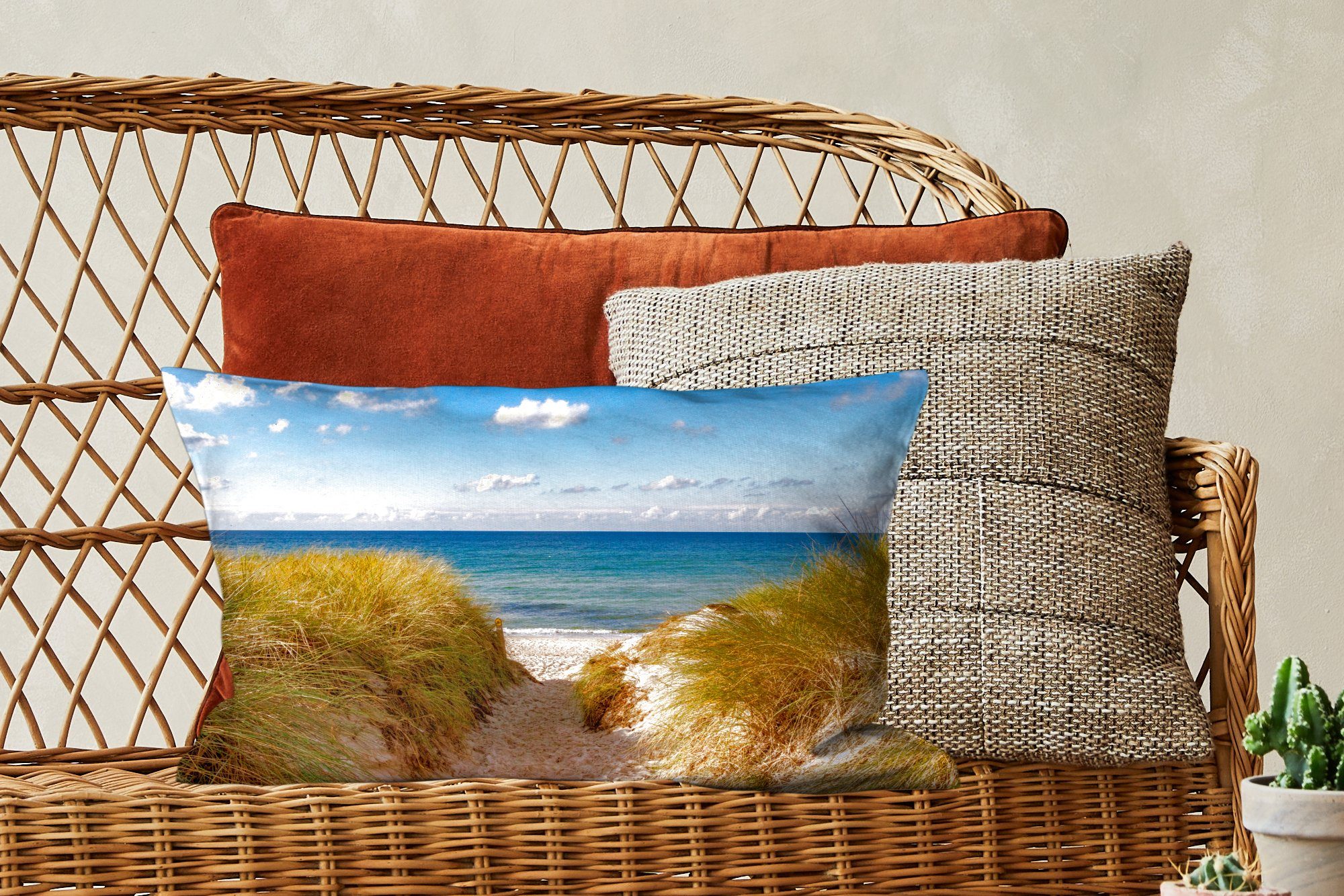 Wohzimmer Füllung, Dekokissen - mit Zierkissen, - Wolken Dekoration, Dekokissen Schlafzimmer Strand MuchoWow Deutschland,