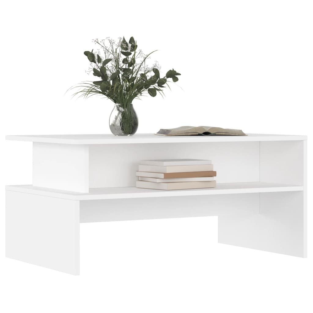 vidaXL Couchtisch Couchtisch Weiß 90x55x42,5 cm günstig online kaufen