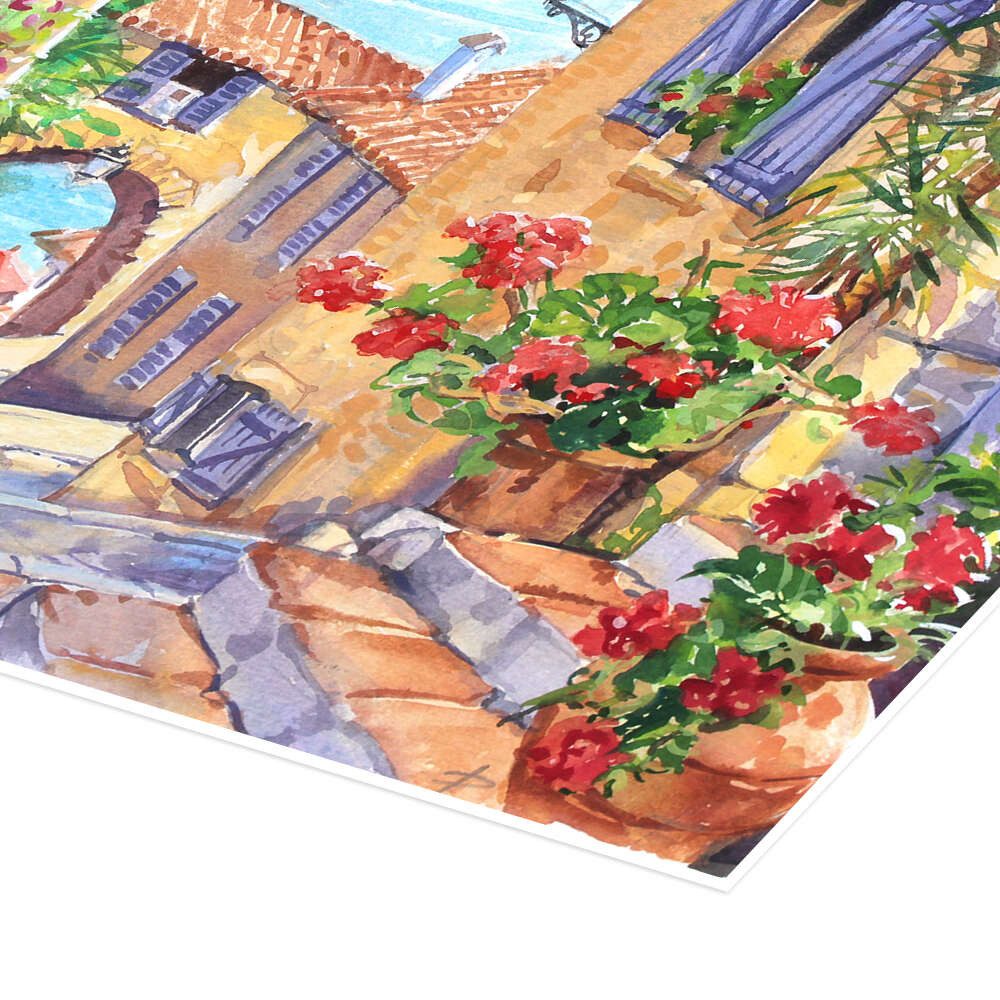 Posterlounge Wandbild Rötliches Sonnenlicht, Paul Simmons, erhältlich als Poster, Leinwandbild, Wandsticker oder Acrylglasbild