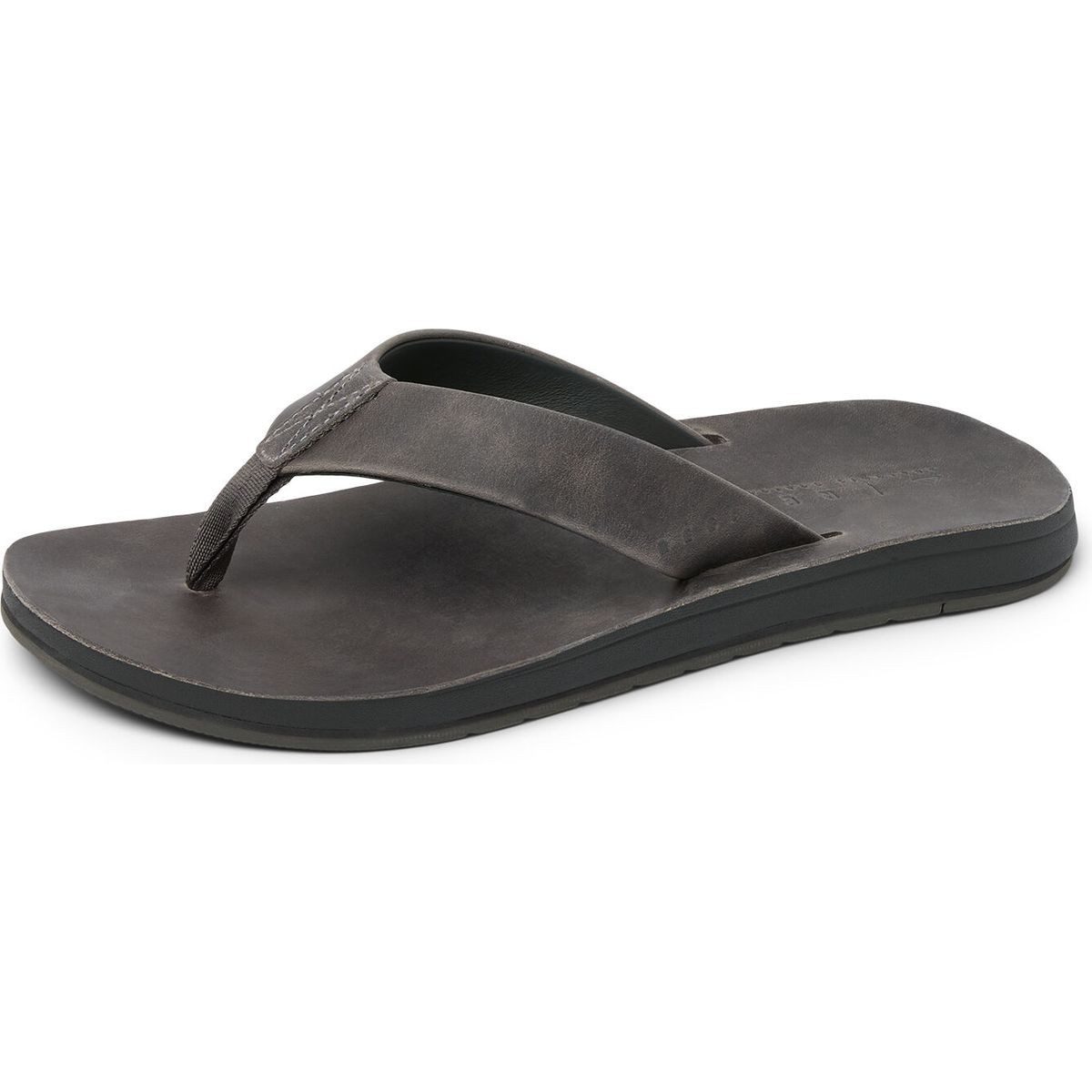 Reef Ojai Classic Outdoorsandale Hochwertige Herren-Flip-Flops aus Leder mit komfortablem Fußbett und