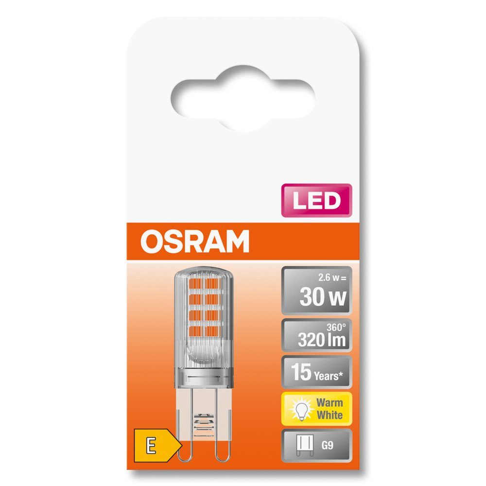 2,6 W LED-Leuchtmittel Osram G9 LED-Lampe STAR Osram E