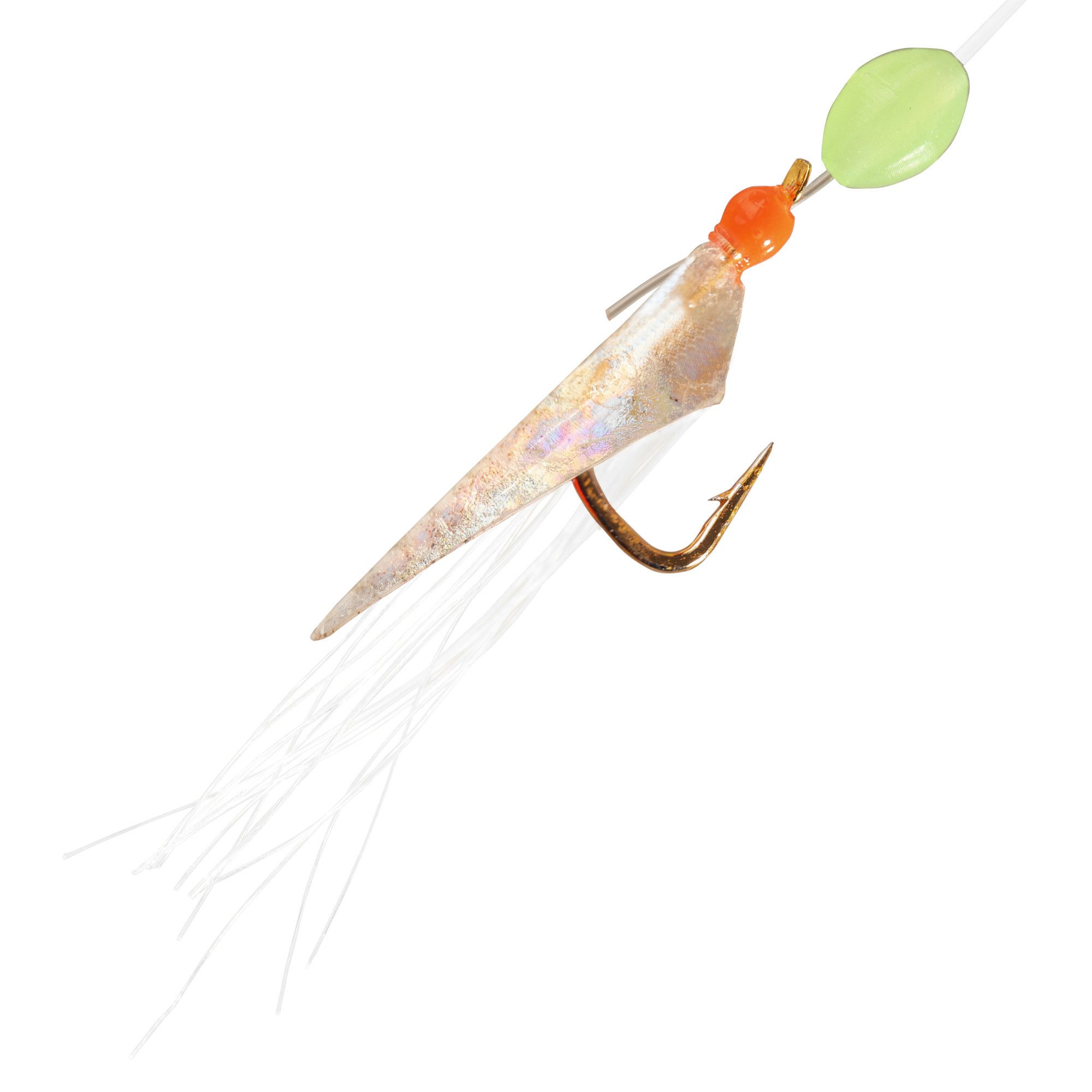 BKK Kunstköder Micro Flash - Nfa-02 (Natural Fish Skin + Red Resin-Fluorocarbon)