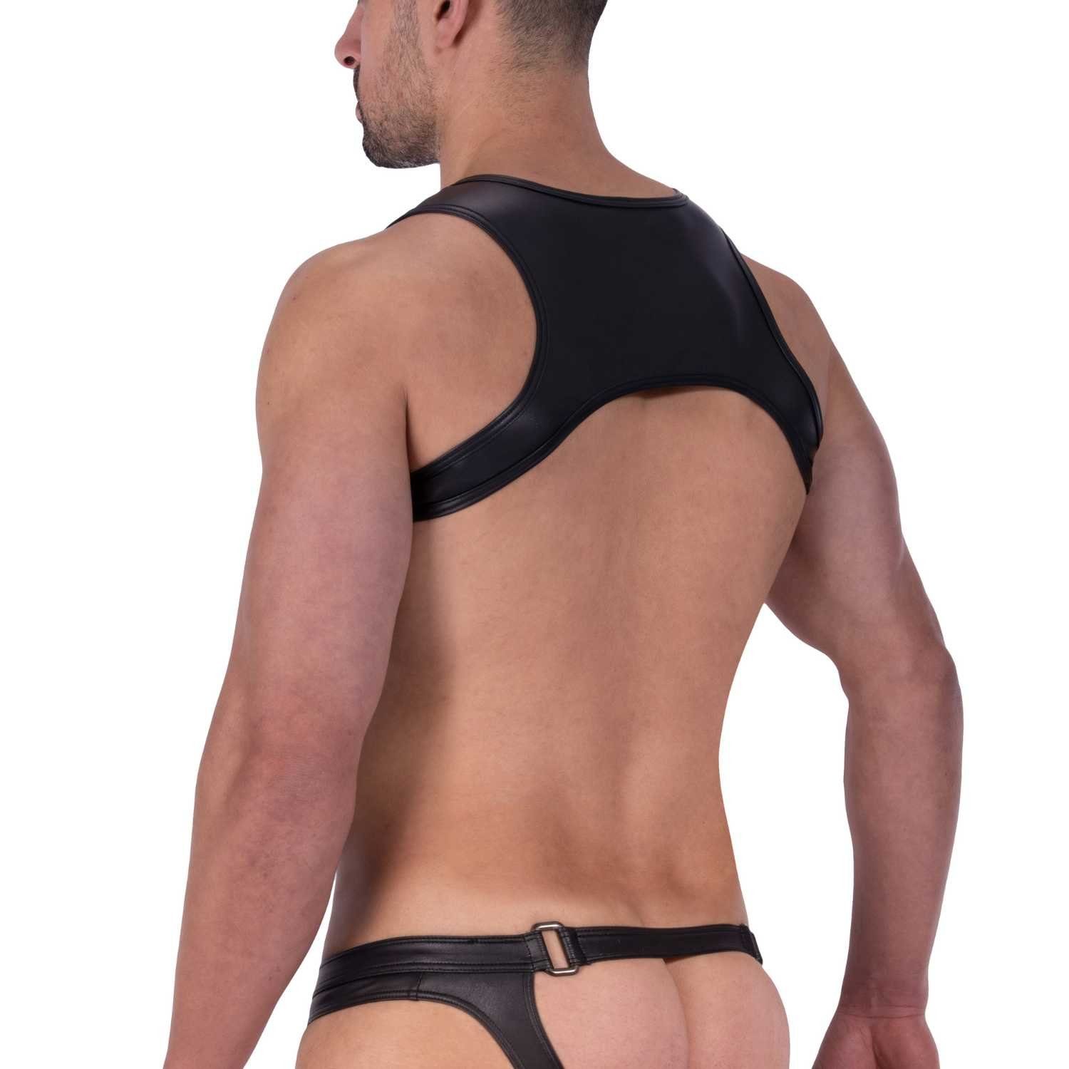 MANSTORE T-Shirt M2318 Cropped Top schwarz Clubwear sexy