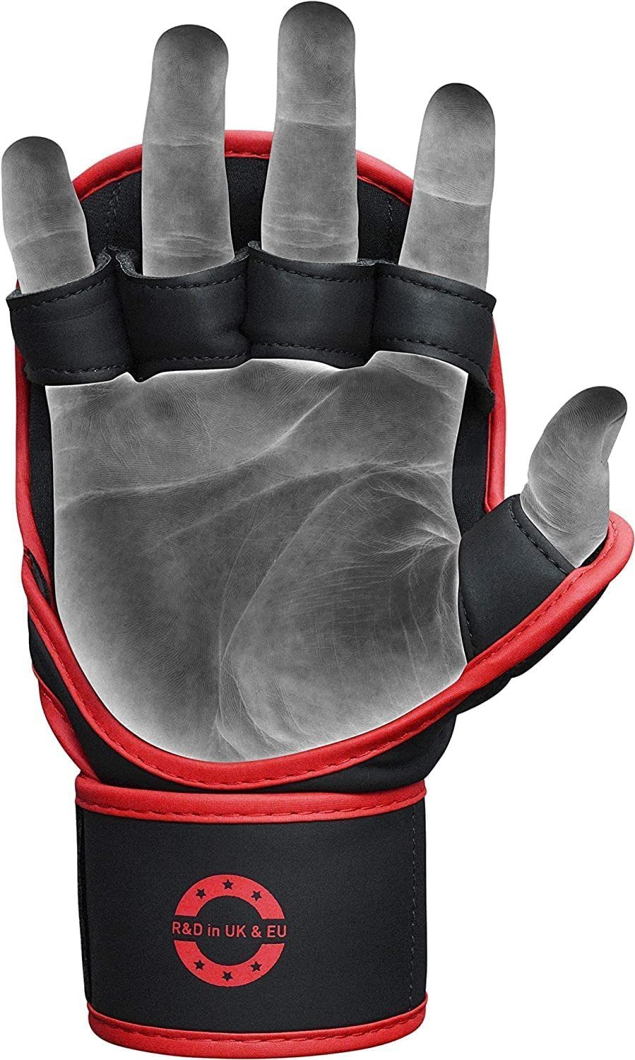 Red RDX für Gloves RDX MMA Kampfsport Grappling Sports MMA Handschuhe, MMA-Handschuhe Training