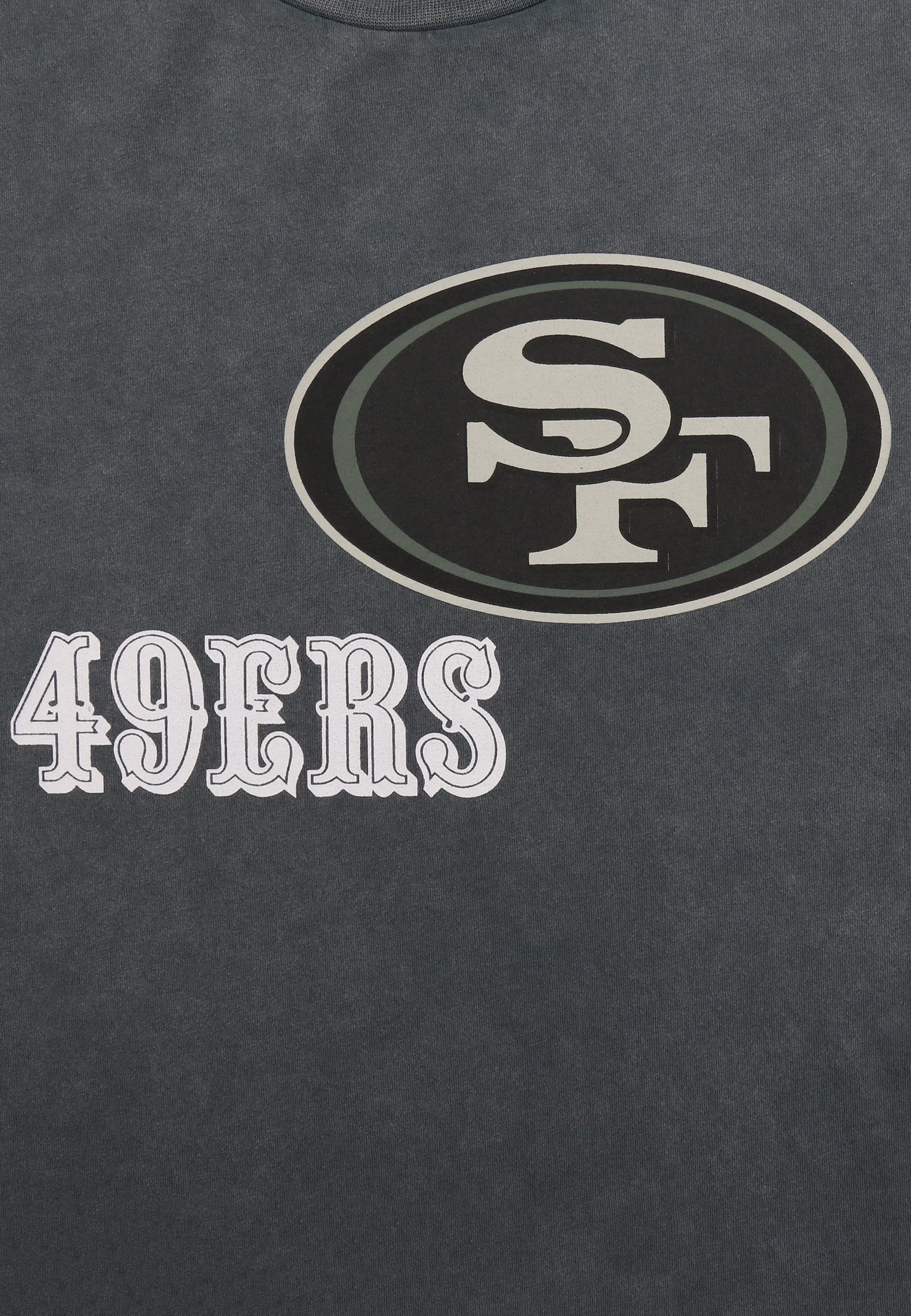 Recovered T-Shirt NFL 49ERS Bio-Baumwolle MONOCHROME GOTS zertifizierte