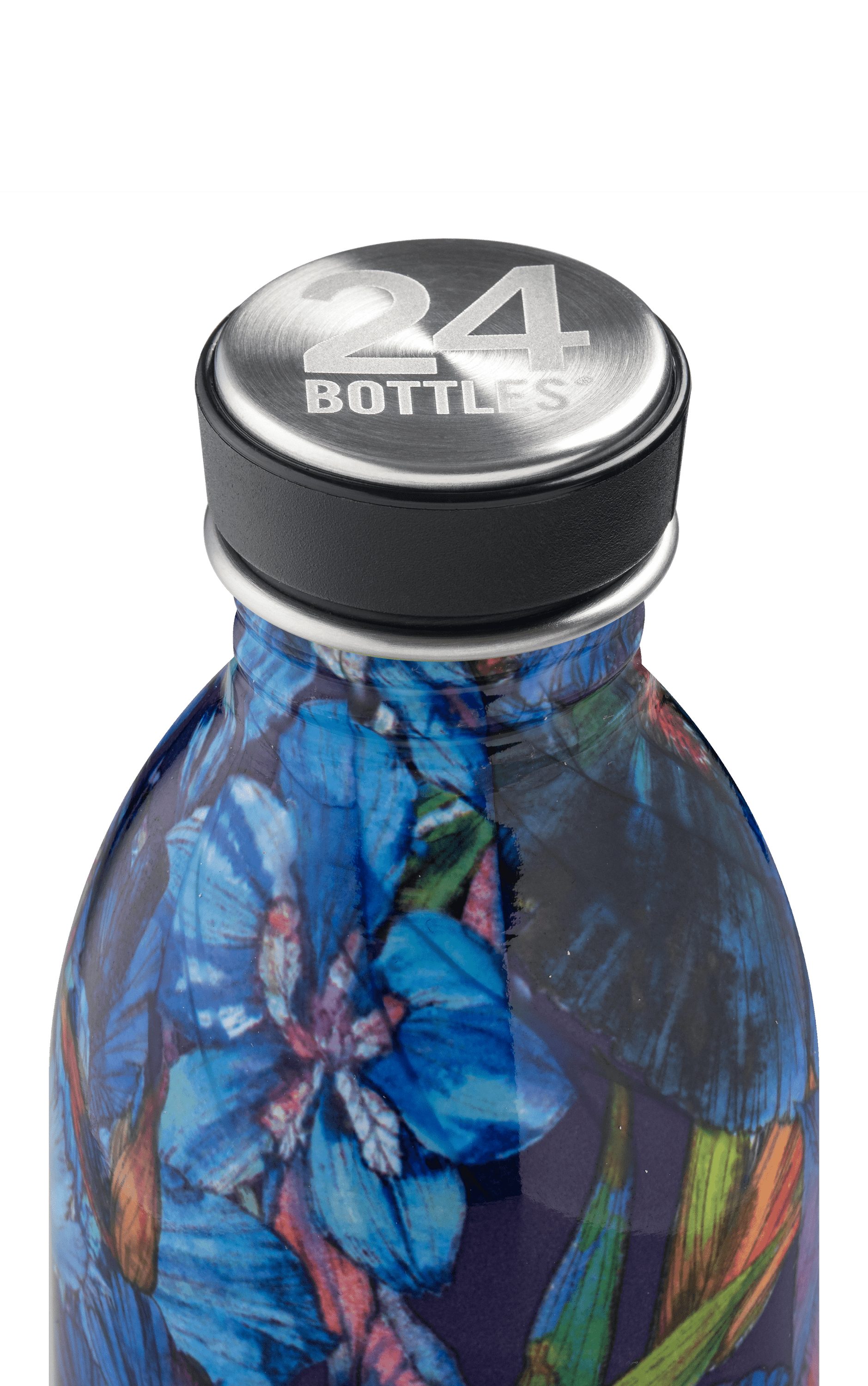 24 Bottles Trinkflasche Edelstahl Trinkflasche Iris 0,5 l, für alle Getränke, spülmaschinengeeignet