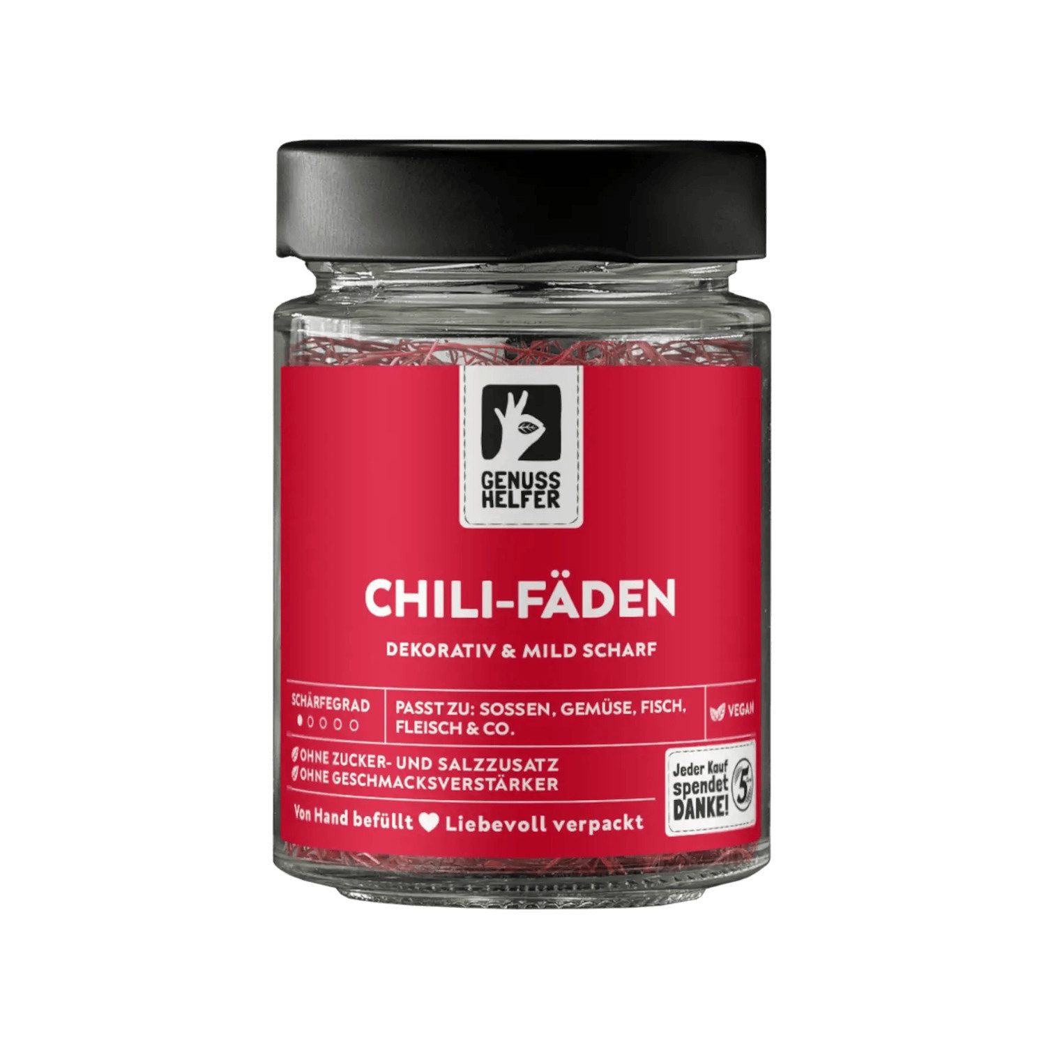Bremer Gewürzhandel Gewürz Chili Fäden, im Glas, 20 g