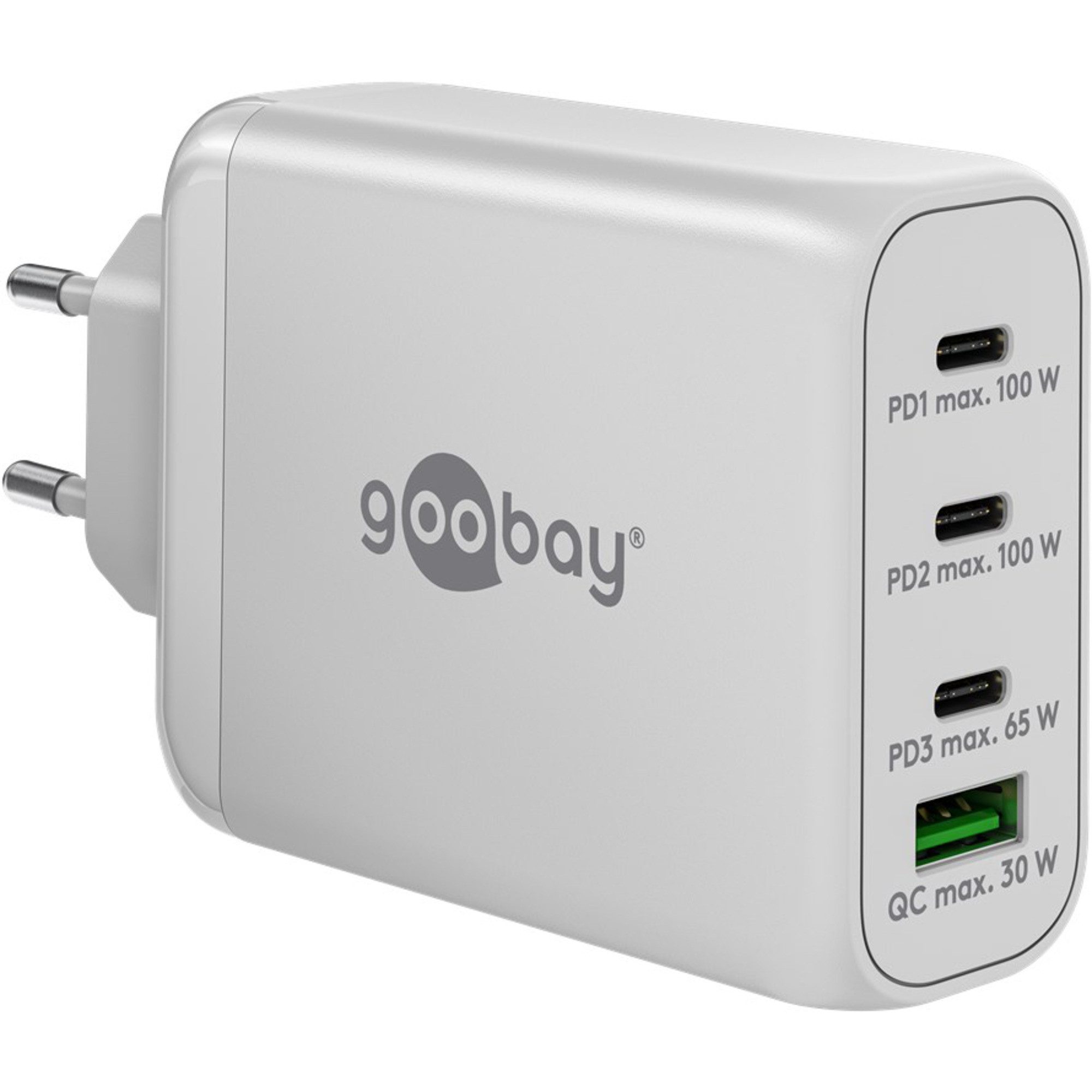 Goobay goobay USB-C PD Multiport-Schnellladegerät 100 Netzteil