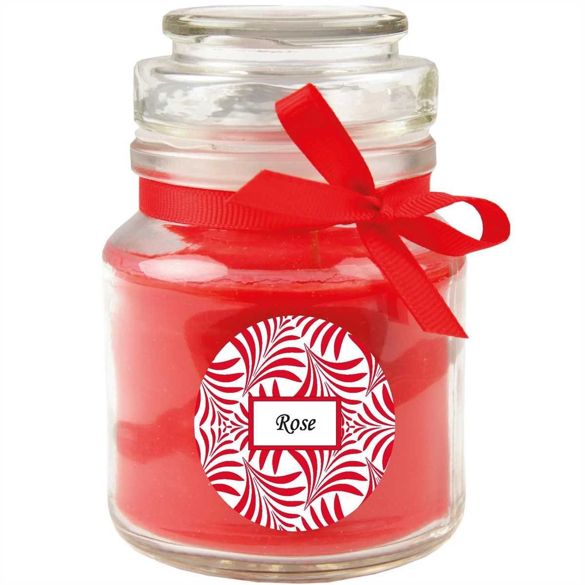 HS Candle Duftkerze (1-tlg), Kerze im Viereck-Glas, Motiv-Kerze mit ca. 50 Std. Brenndauer