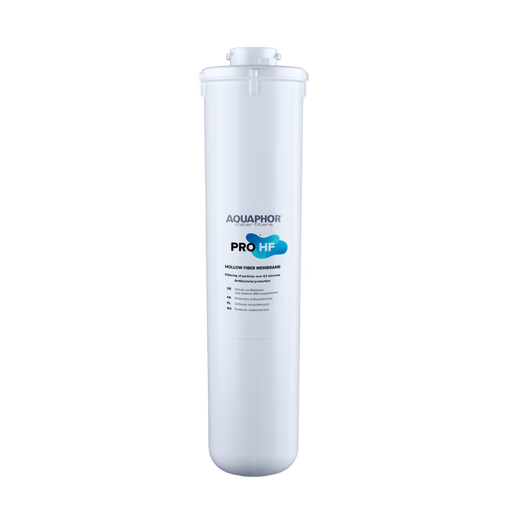 AQUAPHOR Wasserfilter PRO HF 2in1 Hohlfasermembran Ultrafiltration Keimsperre bis 0,1 µm, Zubehör für Umkehrosmose- und Aktivkohle-Systeme Aquaphor, /Ersetzt Filter K7B/ Kapazität ca. 3000 Liter