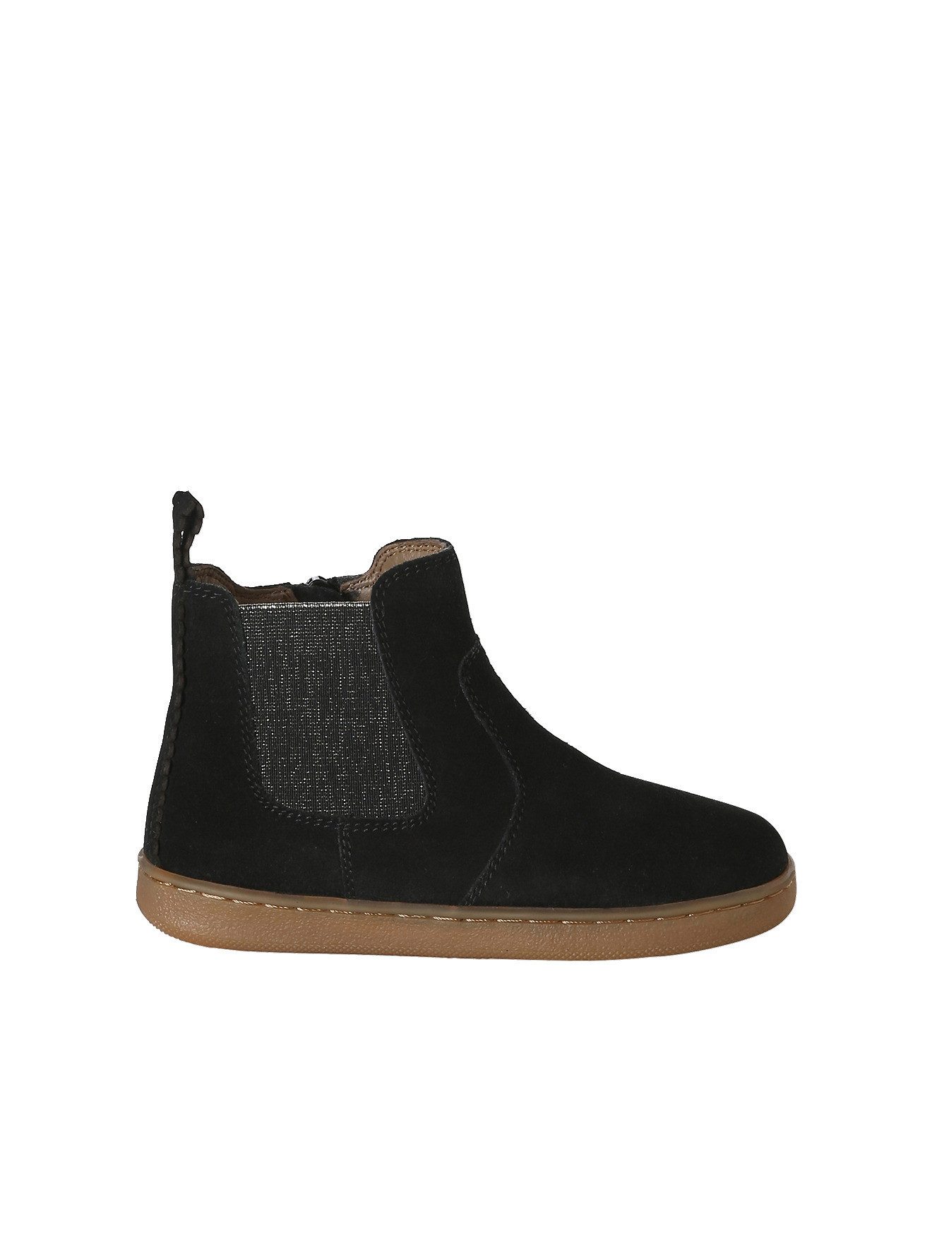 vertbaudet Mädchen Leder-Boots mit Reißverschluss Schnürboots