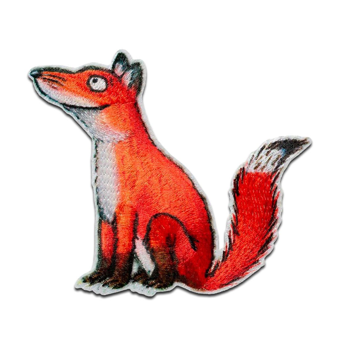 Mono-Quick Aufnäher Bügelbild, Aufbügler, Applikationen, Patches, Flicken, zum aufbügeln, Polyester, Grüffelo Fuchs - Größe: 7 x 6,2 cm