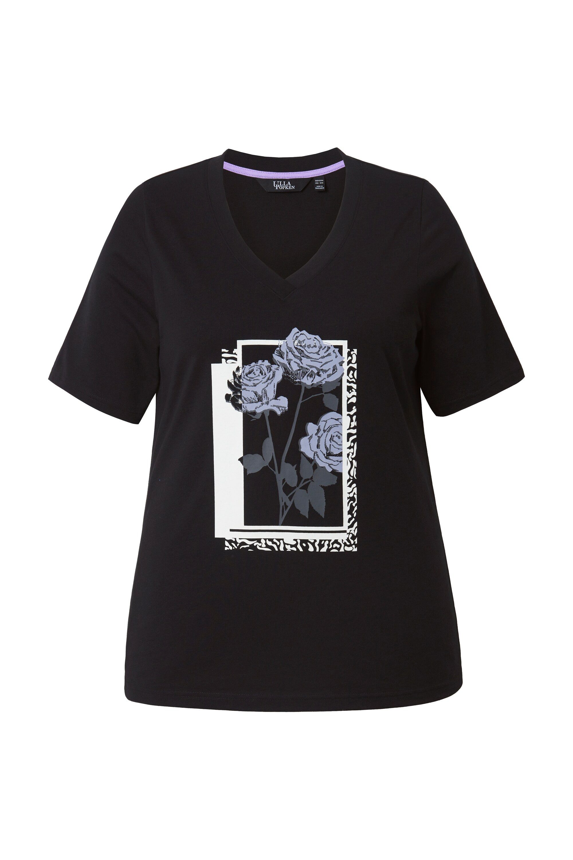 Ulla Popken T-Shirt T-Shirt Blüten Classic günstig online kaufen