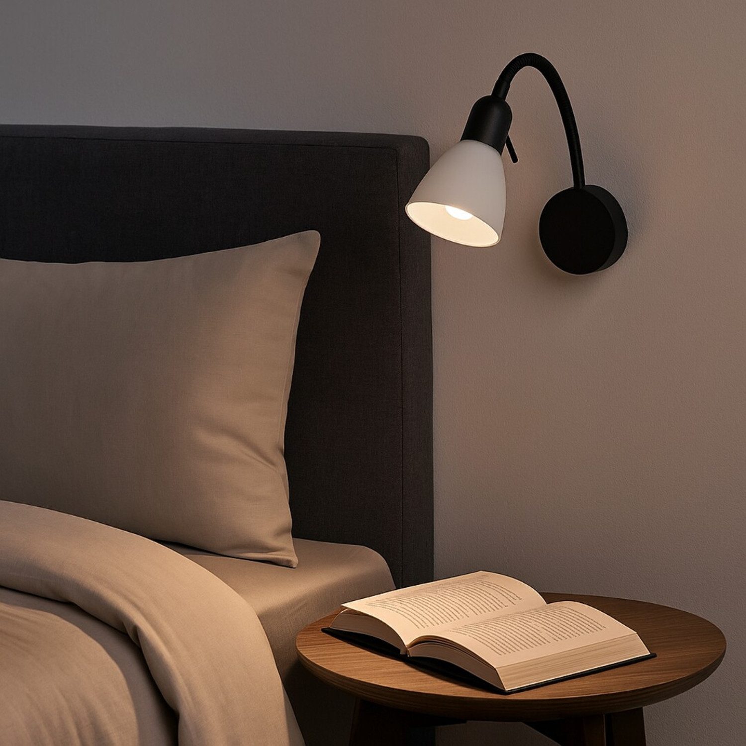 Rabalux Wandleuchte Soma E14 schwarzer Spot Wandleuchte, ohne Leuchtmittel, Spotlampe