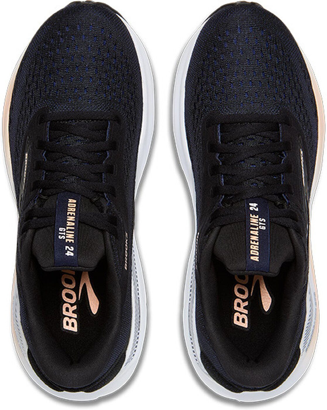 Brooks Adrenaline GTS 24 BLACK/PEACH/PEACOAT Laufschuh