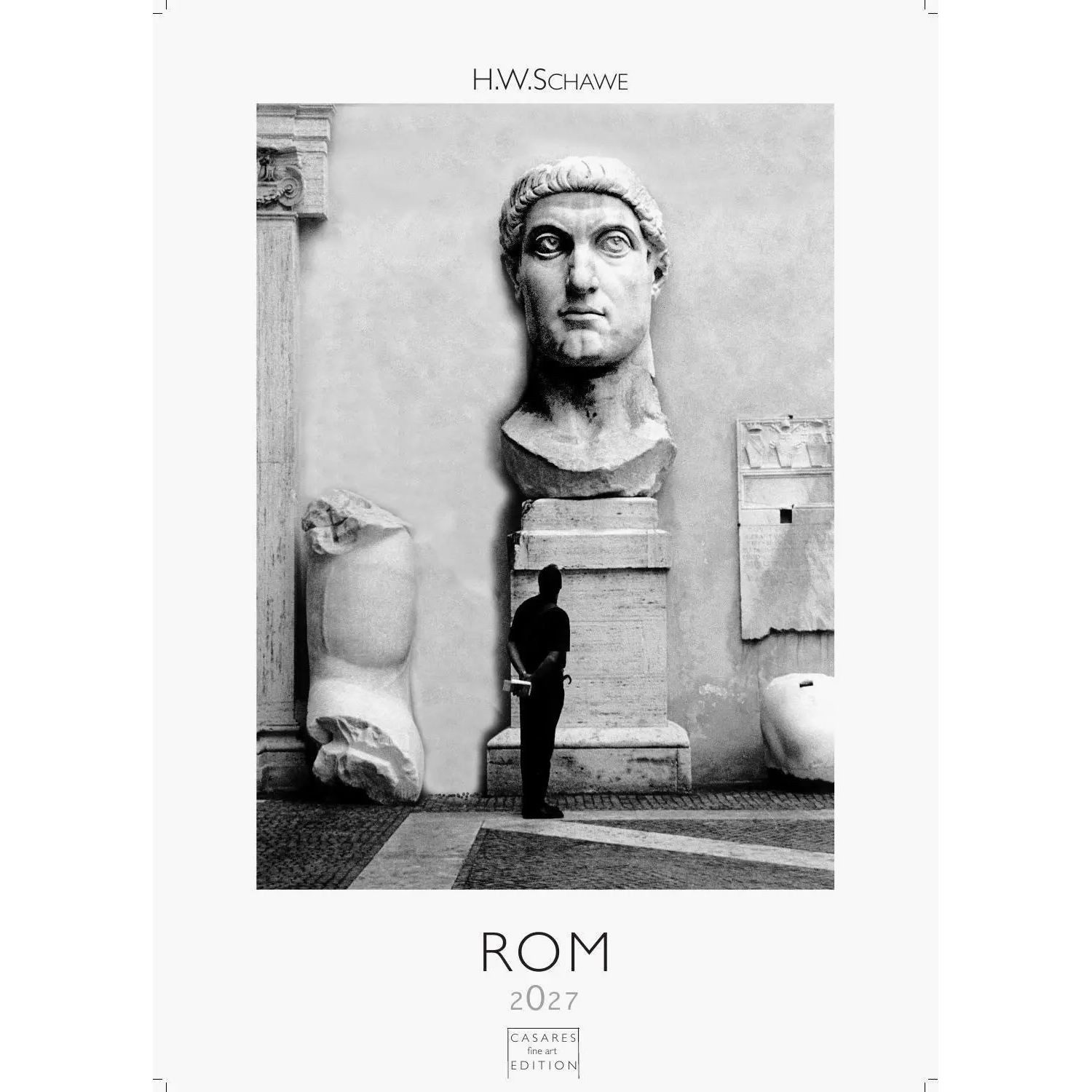 Wandkalender Rom schwarz-weiss Kalender 2027 - Wandkalender, Fotokalender...