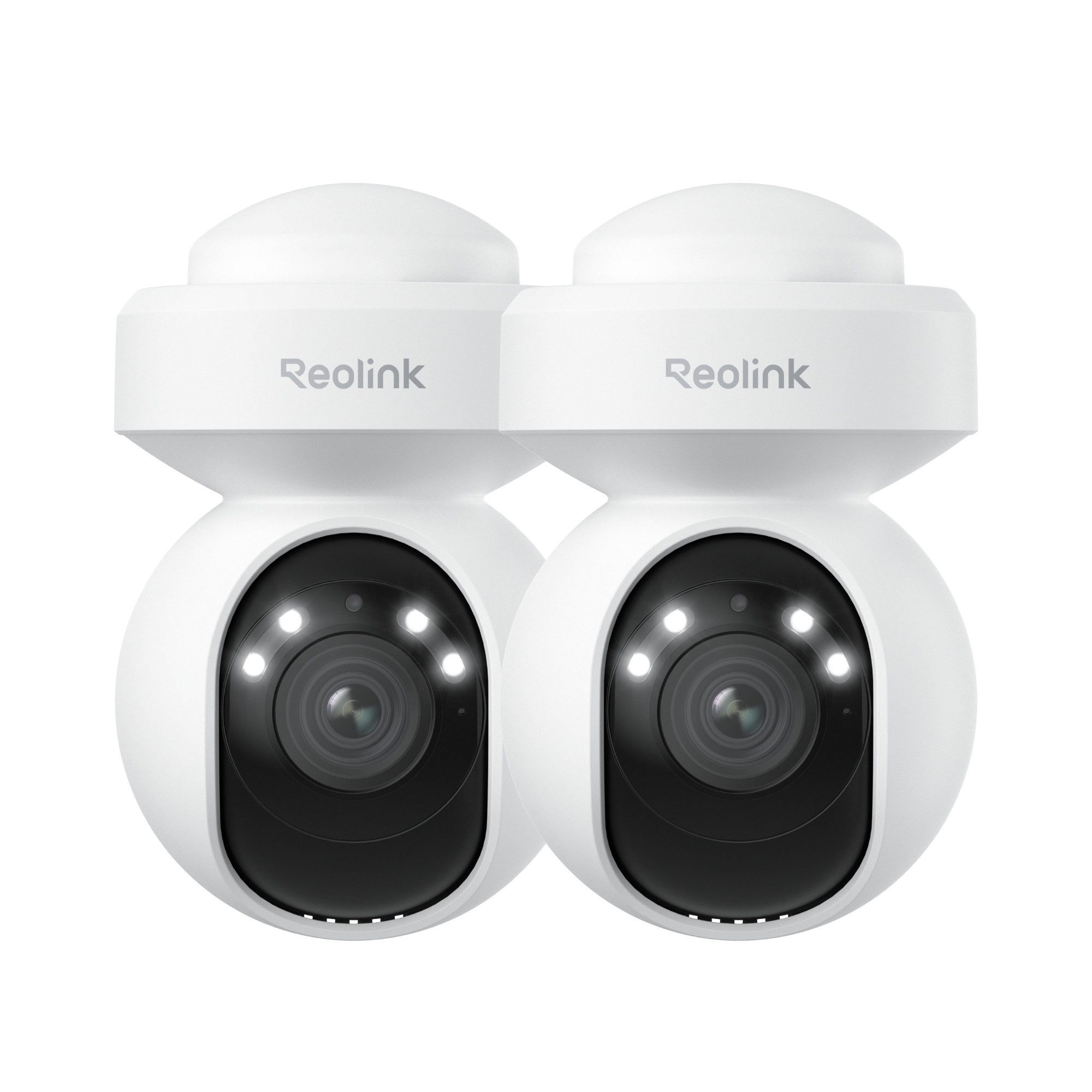 Reolink Überwachungskamera E1 Outdoor 5MP PTZ 2.4/5G WLAN IP (Außenbereich, 2-tlg., Personen- & Autoerkennung,Farbige Nachtsicht,Auto-Tracking Zoom)