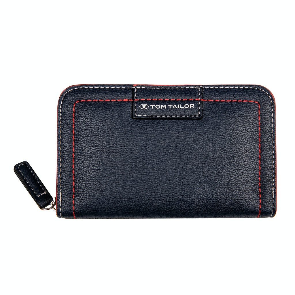 TOM TAILOR Geldbörse Reißverschluss blau mixed maritim miri mare günstig online kaufen