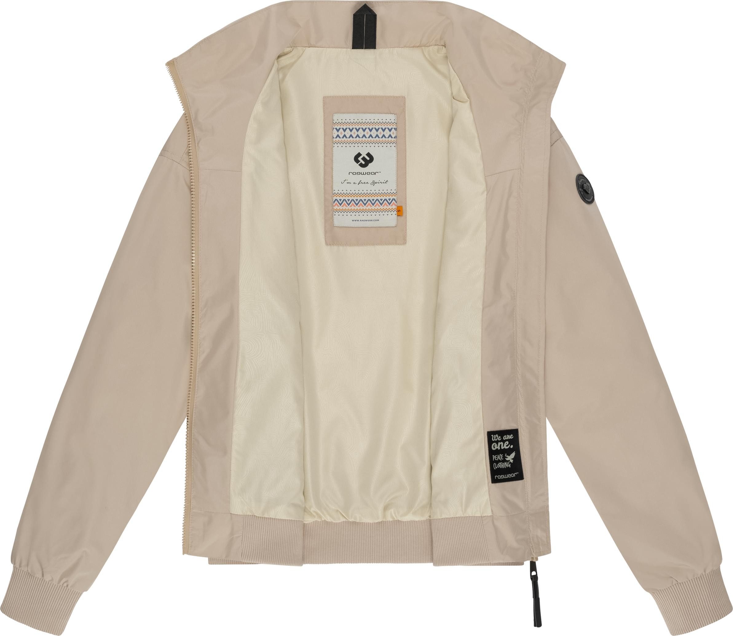 Ragwear Outdoorjacke Goona stylische, wasserdichte Übergangsjacke mit hohem Kragen – Bild 5 von 5