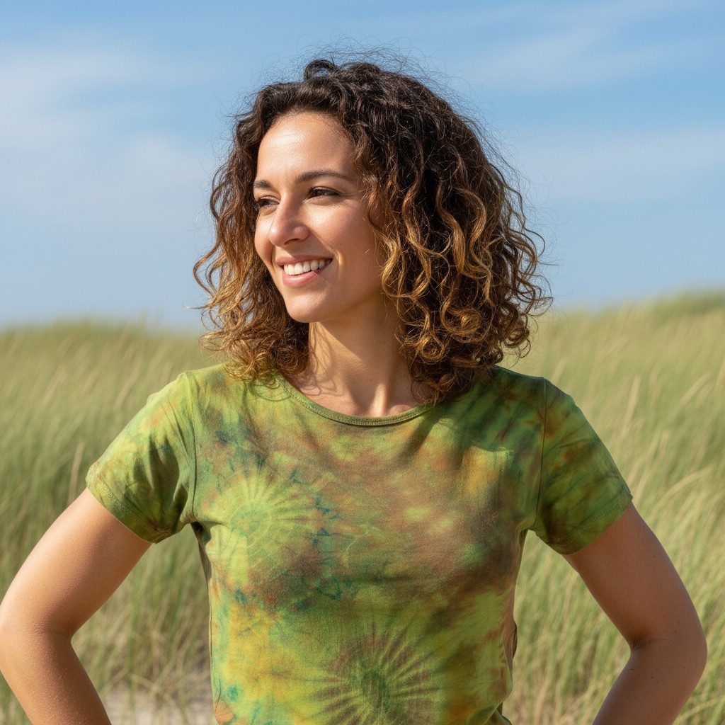 Guru-Shop T-Shirt Batik Hippie T-Shirt, Unikat Boho Batikshirt -.. Ethno St günstig online kaufen