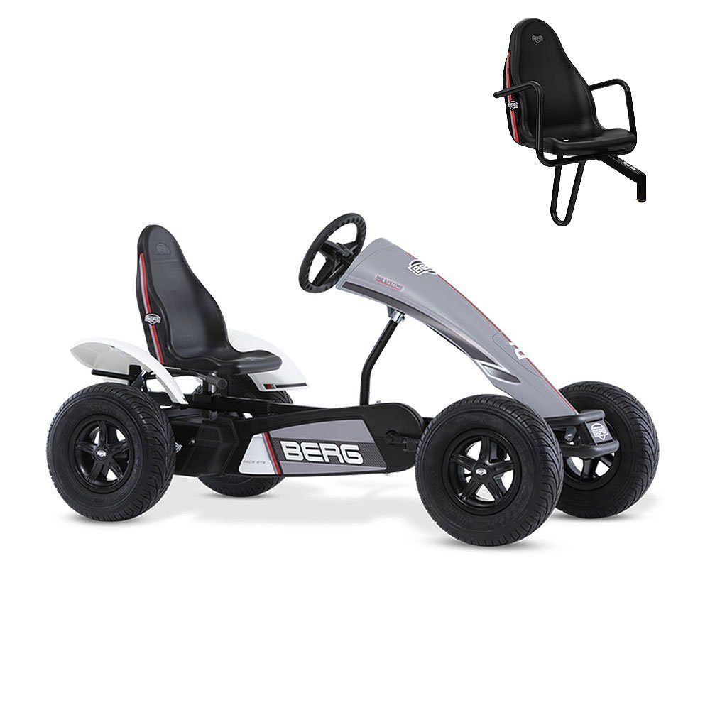 Berg Go-Kart BERG Gokart XL Race GTS grau BFR inkl. Soziussitz, inkl. Zweitsitz