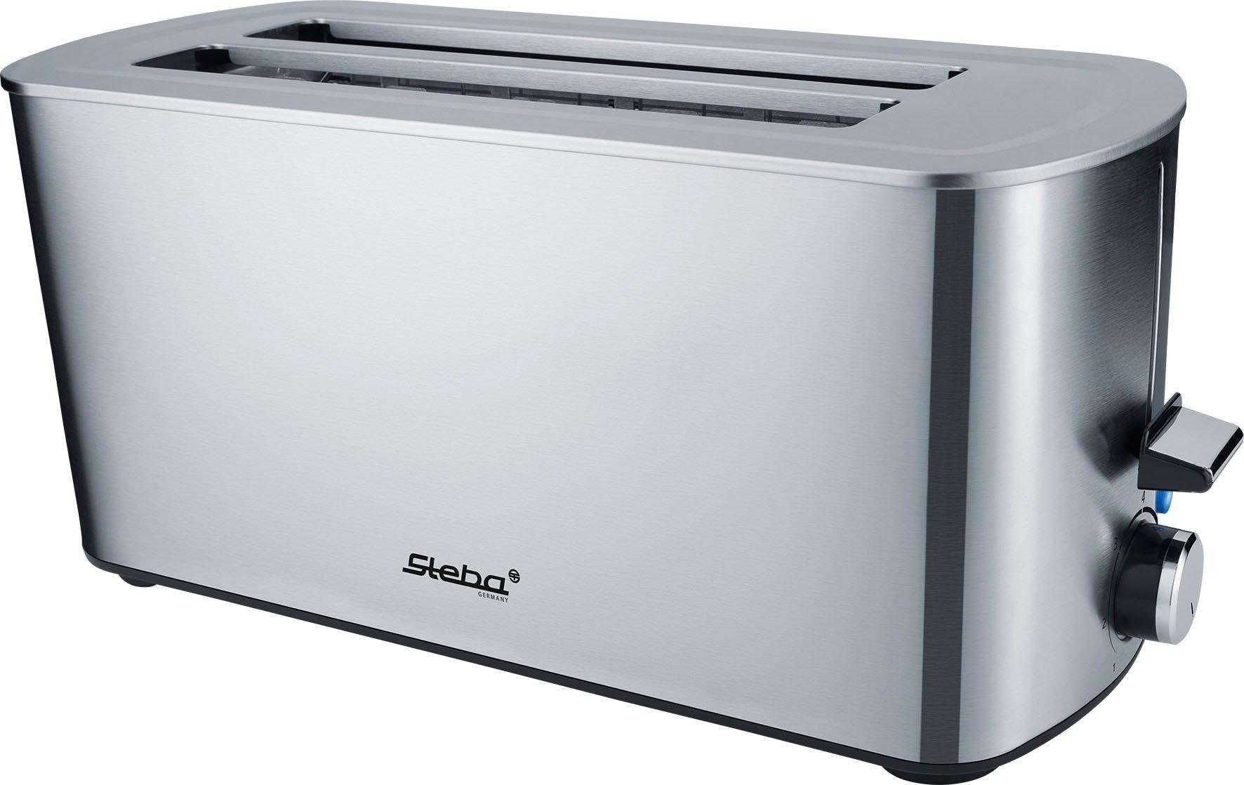 Steba Toaster TO 21 INOX, 2 lange Schlitze, 1400 W