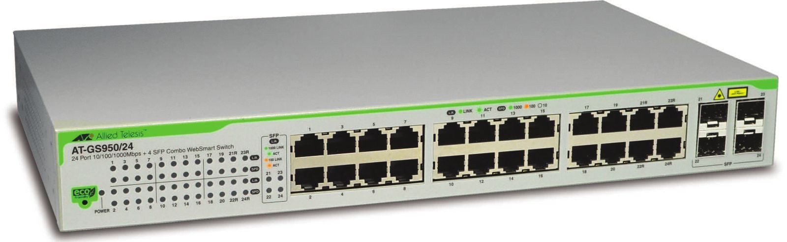 Allied Telesis L2 WS GE 24 P W/ 4 X SFP 990-003646-50 EN Netzwerk-Switch