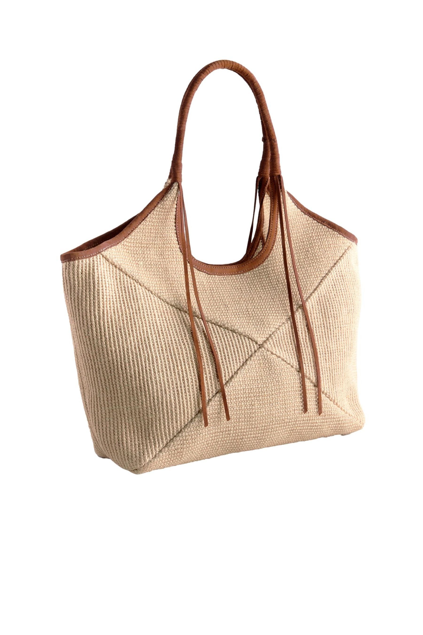 Next Schultertasche Schultertasche aus Jute (1-tlg)