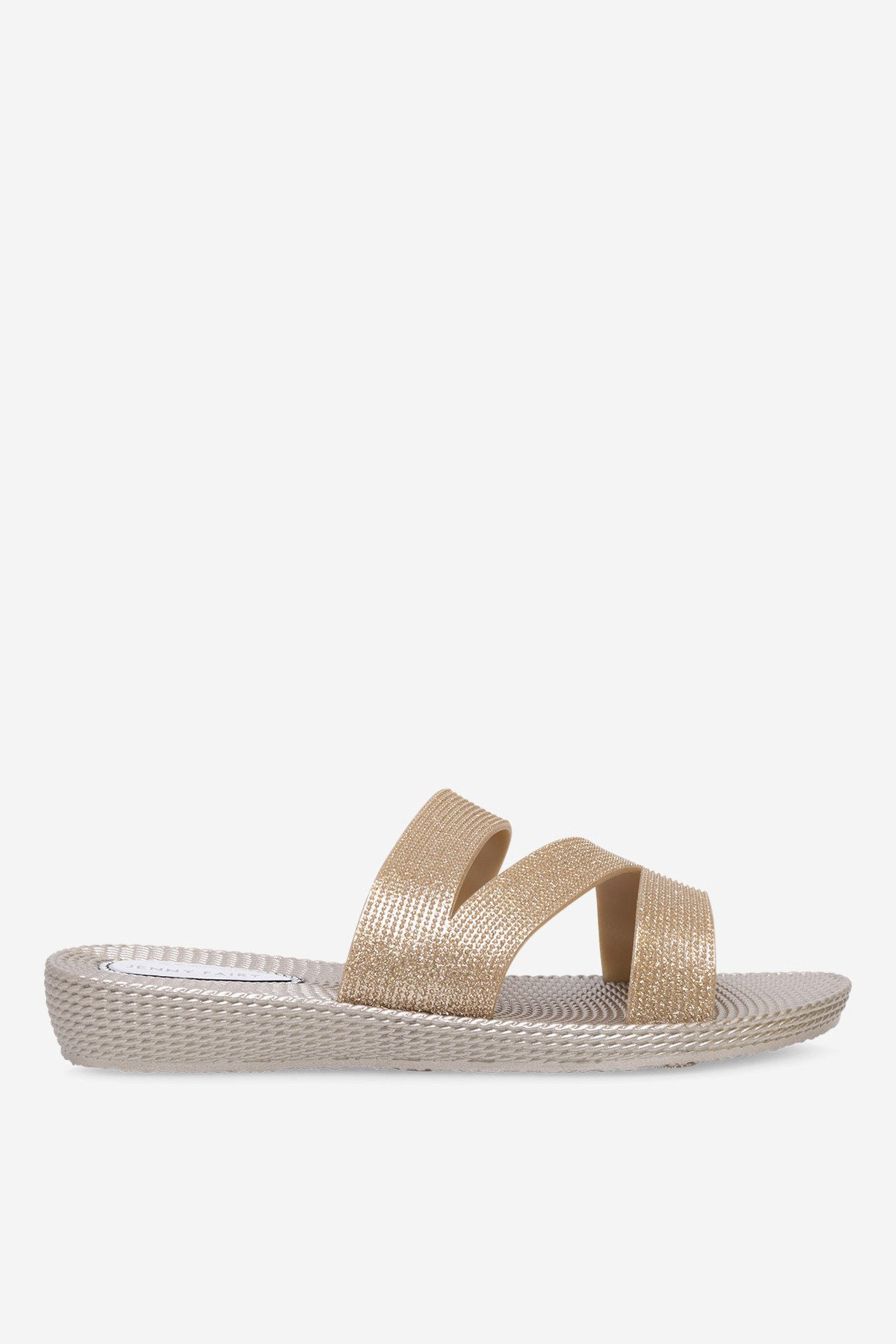 Jenny Fairy Jenny Fairy Damen Flip-Flops 38 silberfarben 5905588621072 Badepantolette