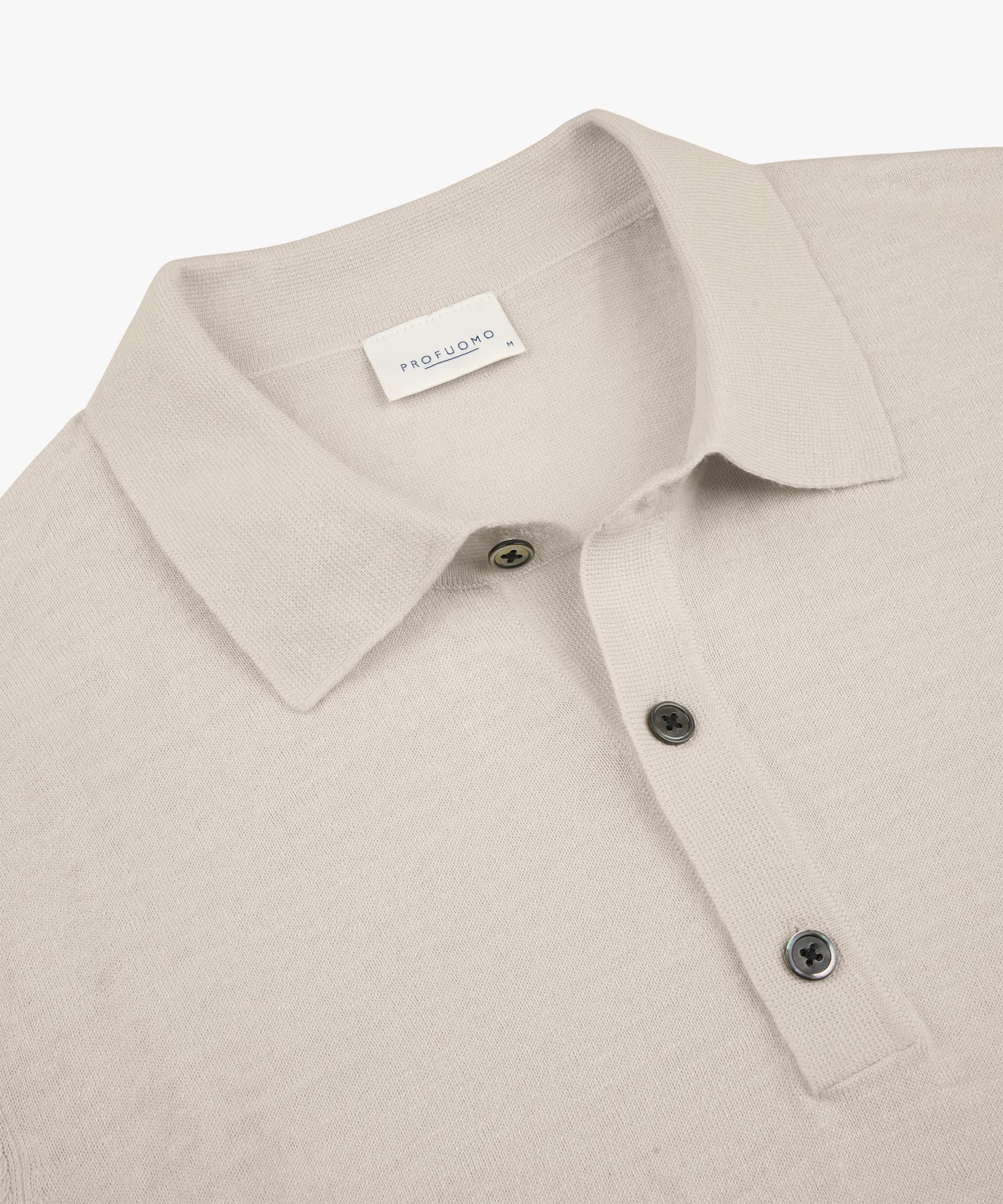 Profuomo Poloshirt POLO SS OFF WHITE