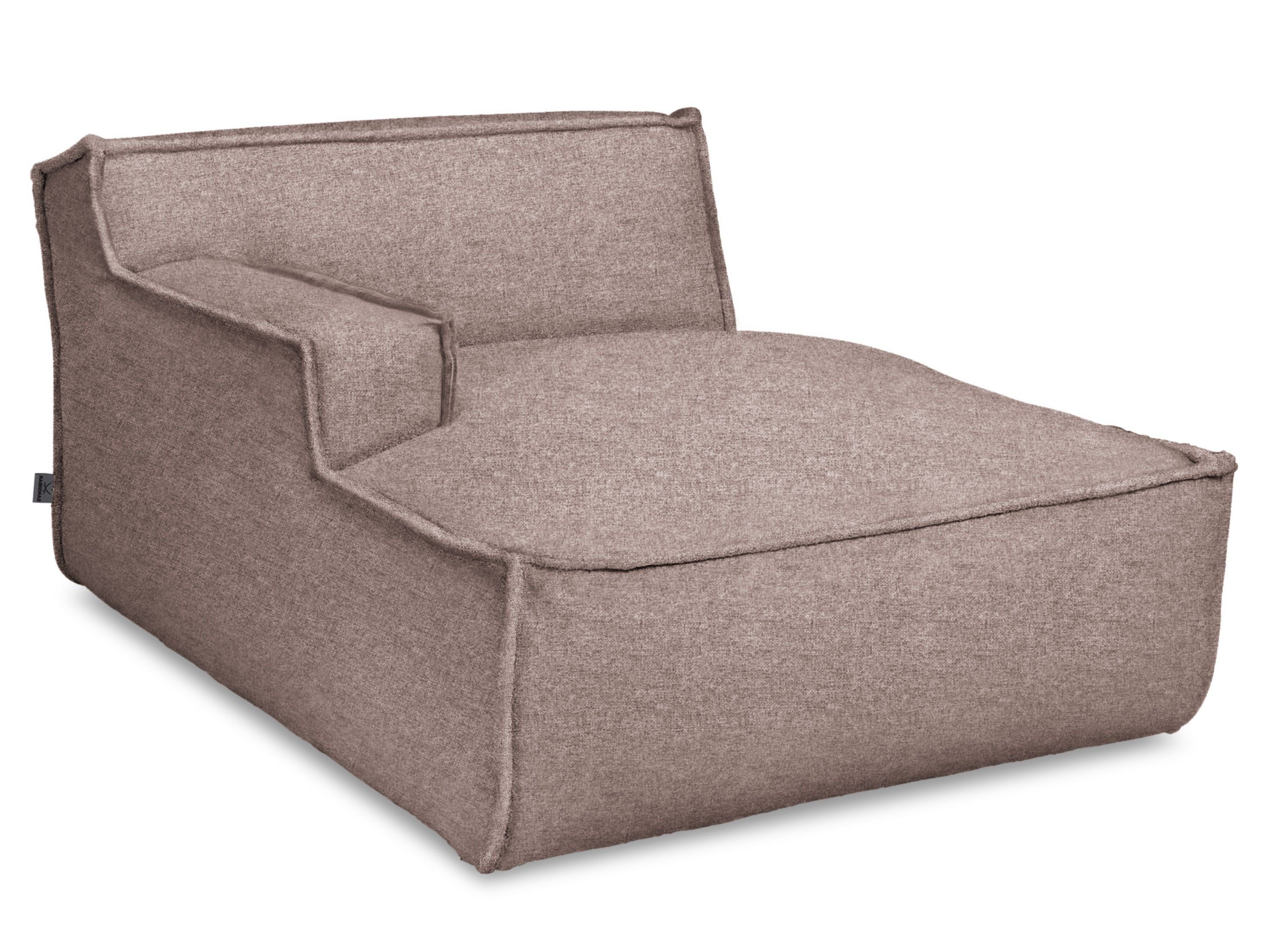 SANSIBAR Living Loungesessel Longchair, Longchair SANSIBAR RANTUM (BHT 120x79x160 cm) BHT 120x79x160 cm rosa rosa 11