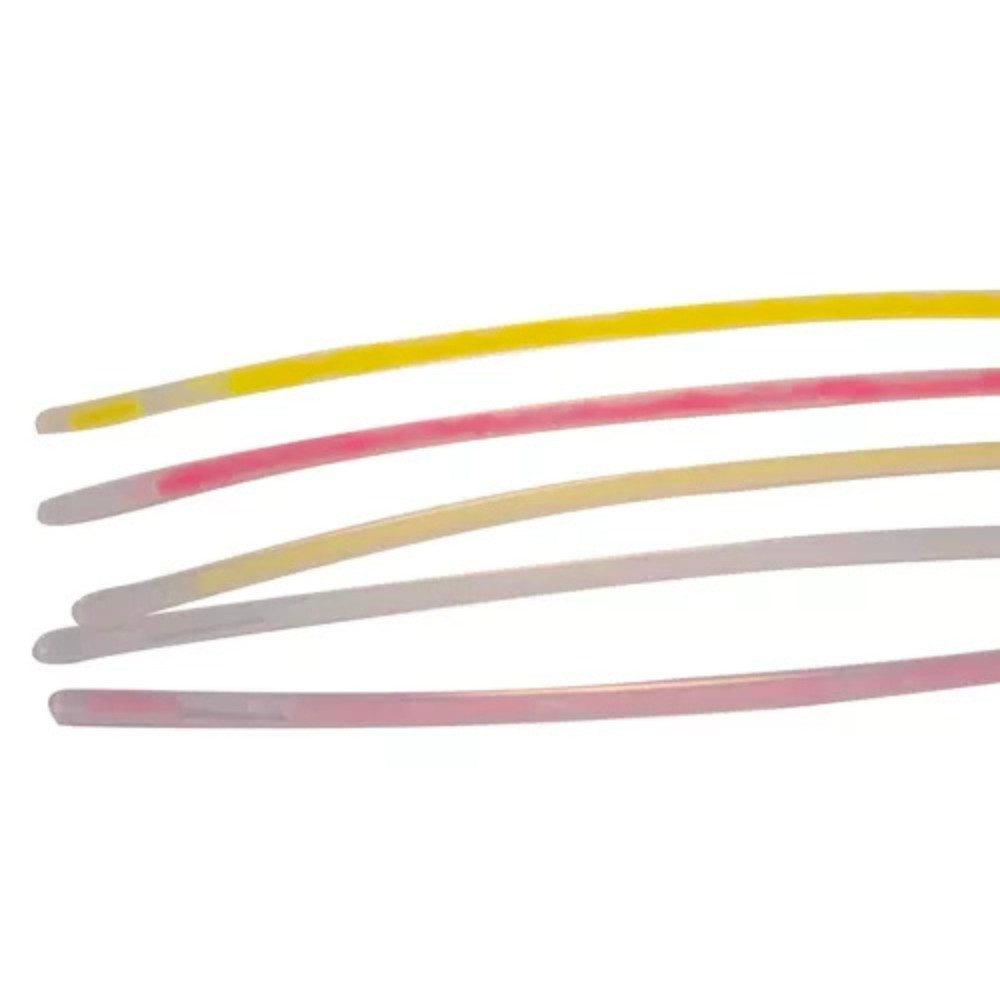 KRUZZEL Knicklicht Leuchtstäbe 100 Stück, 8 bunten Farben inkl. 100 Verbindern für Party, Festival