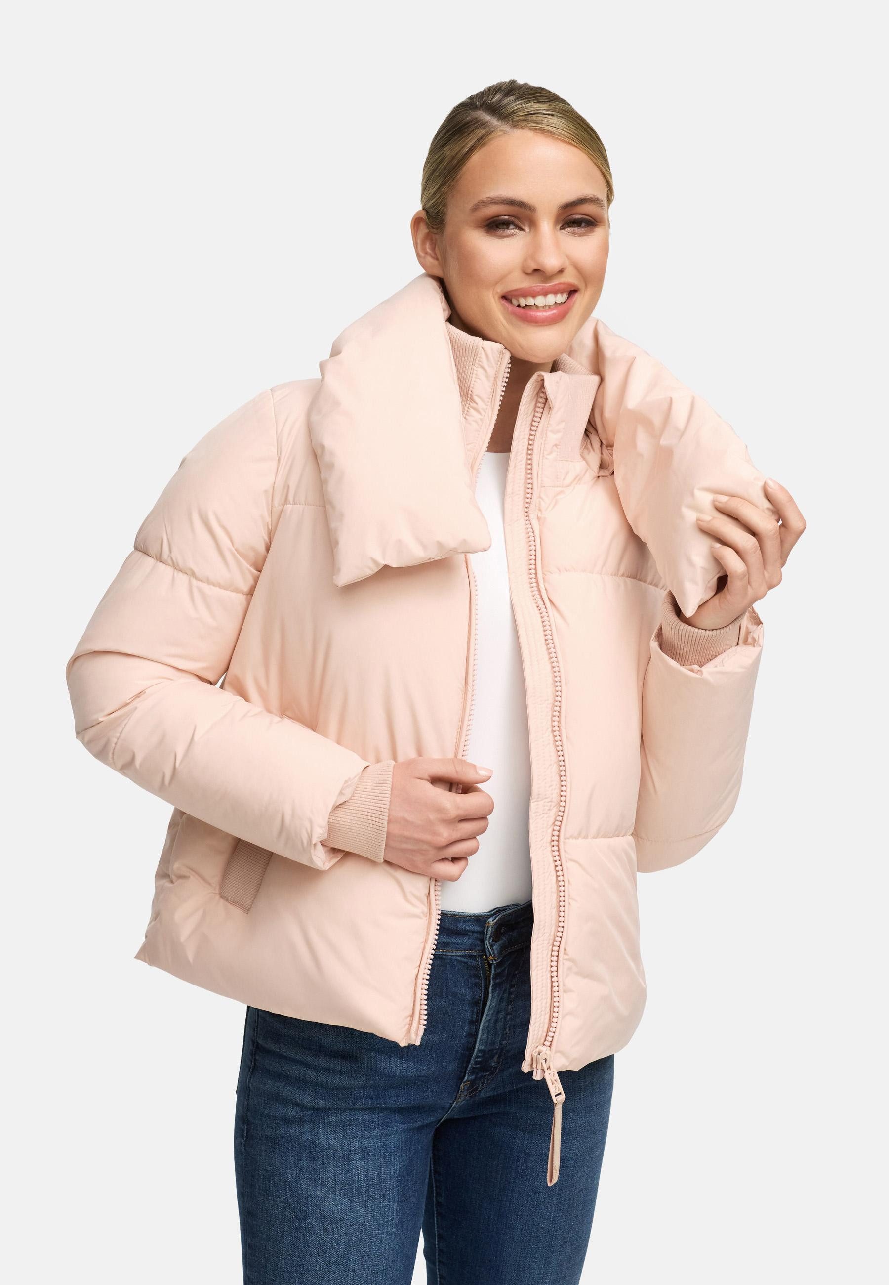 Navahoo Outdoorjacke Traumelfe 14 Winter Steppjacke mit hohem Kragen