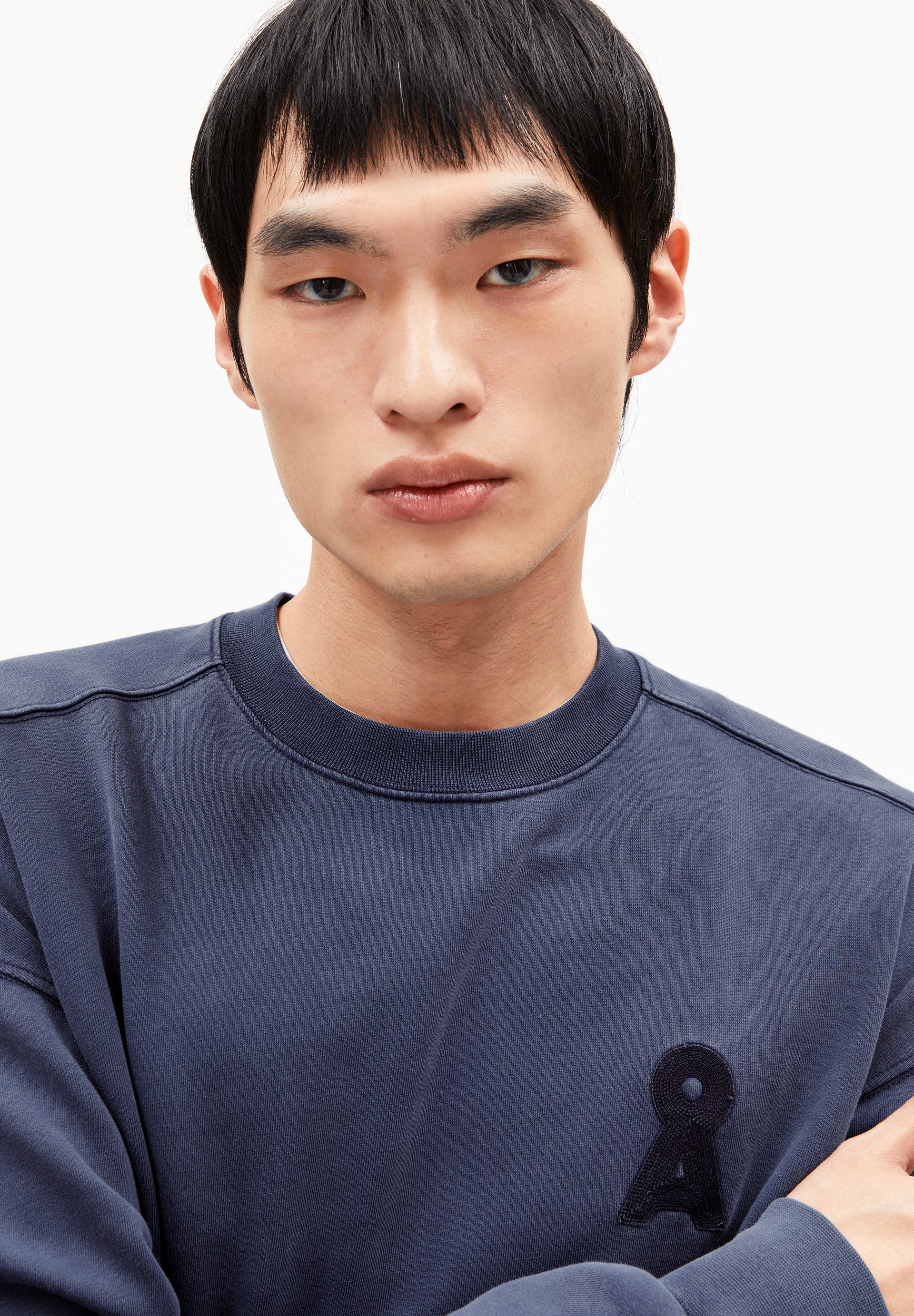 Armedangels Sweatshirt ICONIC Å EMAAL GMT DYE Relaxed Fit