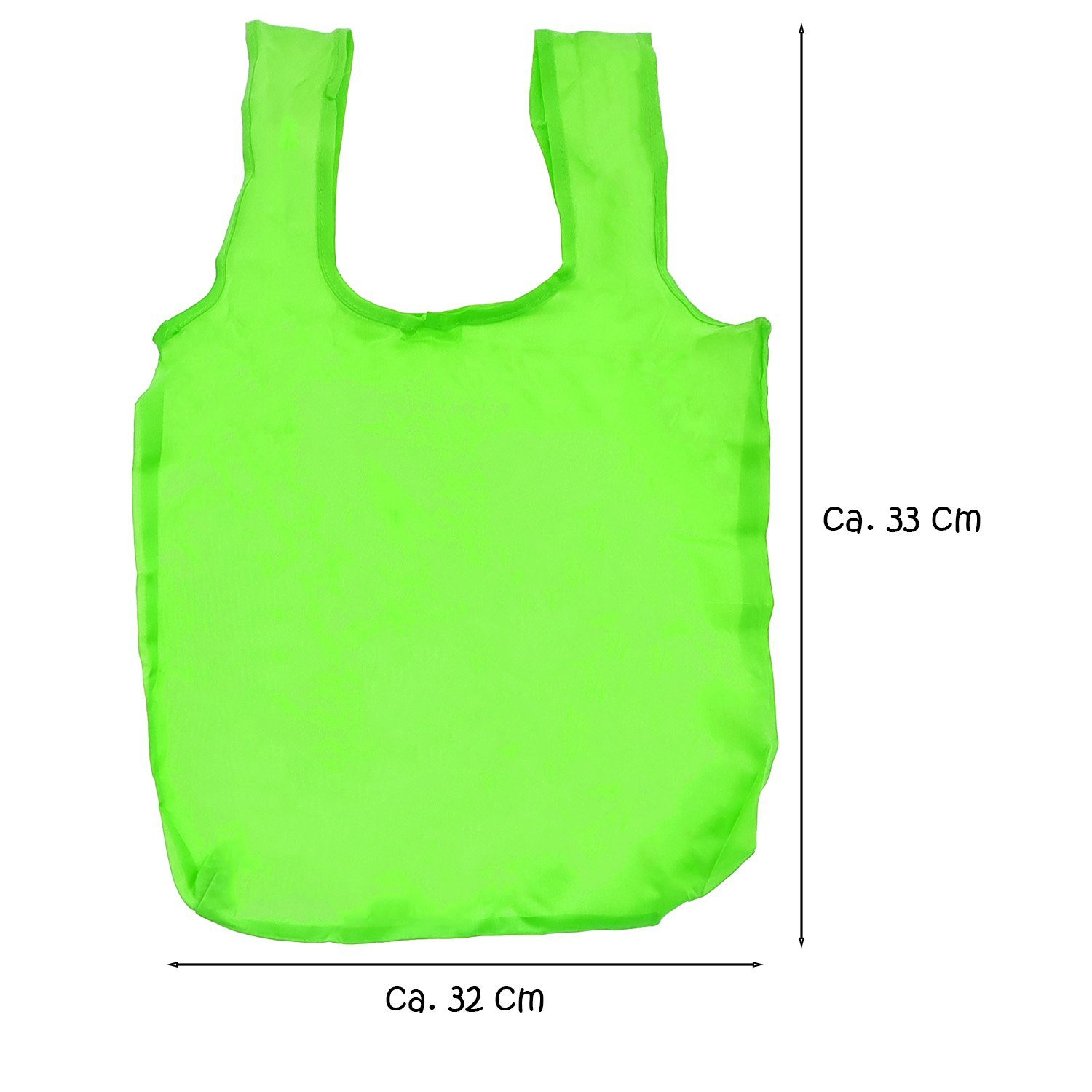 Global Partner Tragetasche 5er Set Einkaufstasche, faltbar 32 x 33 x 7,5 cm (Set, 5-tlg., Einkaufstasche), Einkaufstasche Einkaufstüte faltbar Beutel Einkaufsbeutel