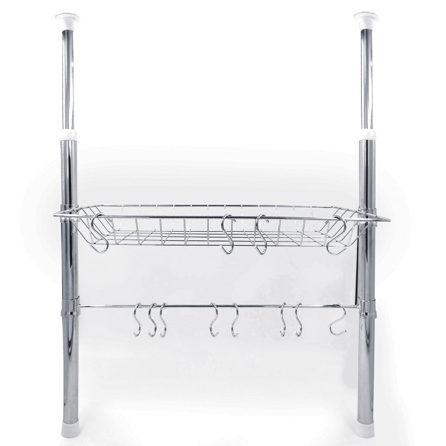 DM-Handel Küchenregal Teleskop Regal Küchenregal Teleskopregal ohne Bohren, günstig online kaufen