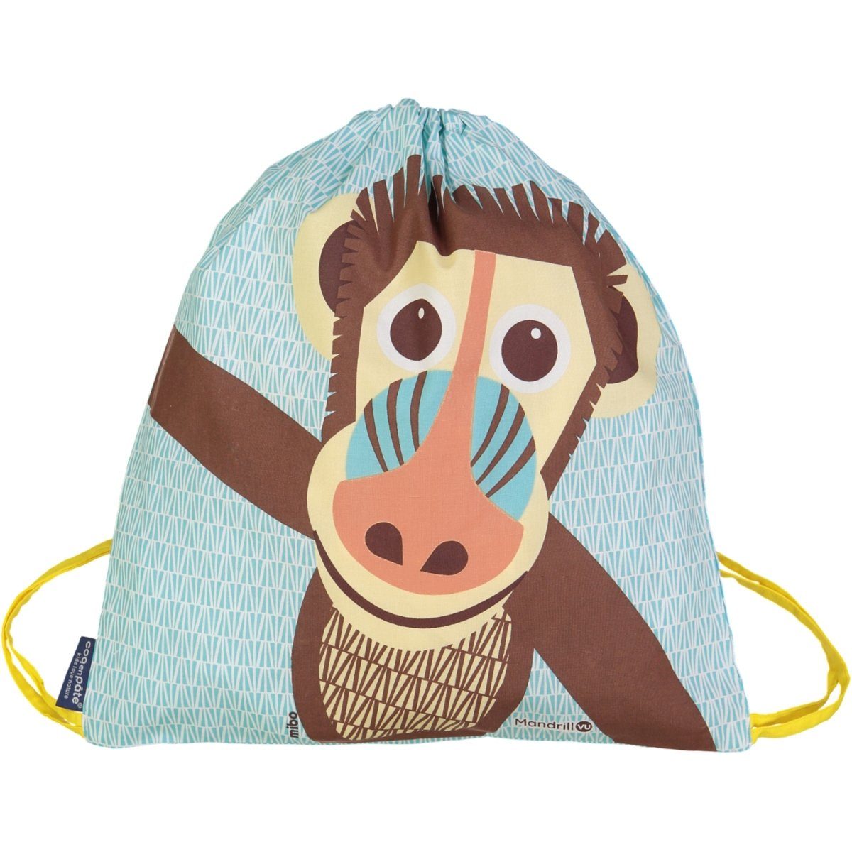 COQ EN PATE Turnbeutel Turnbeutel MIBO 37 x 33 cm Sportbeutel Zuziehbeutel Tiermotive