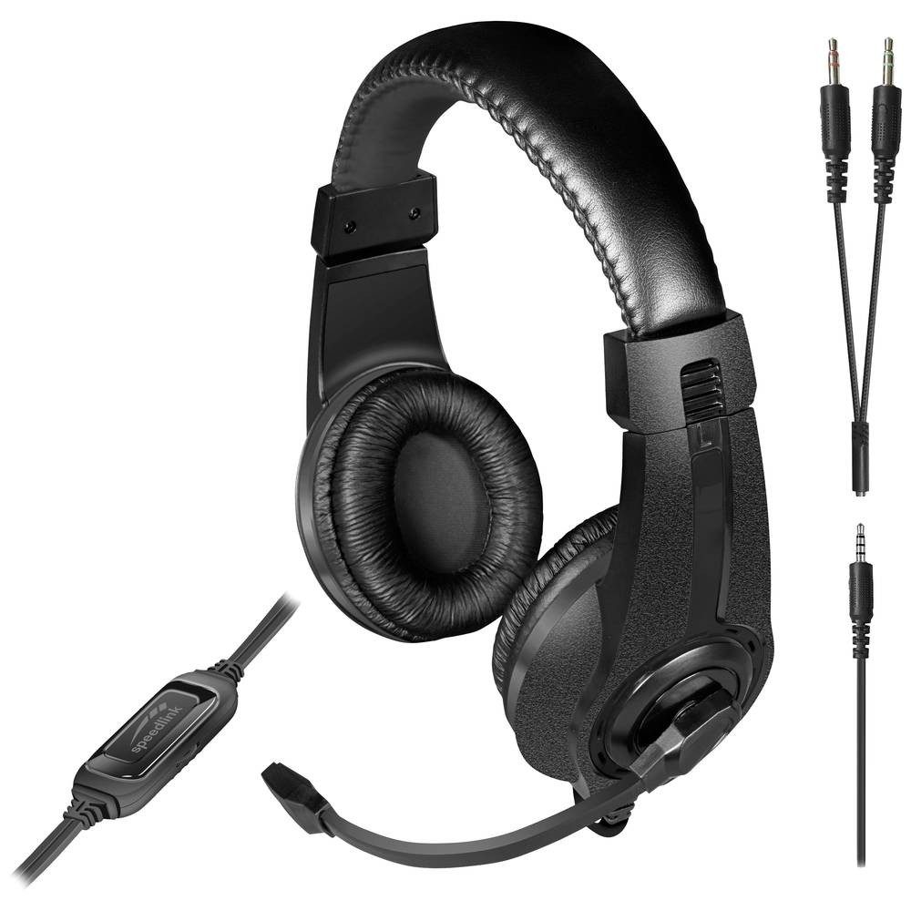Speedlink Over Ear Headset SL-860014-BK Kopfhörer (Headset)