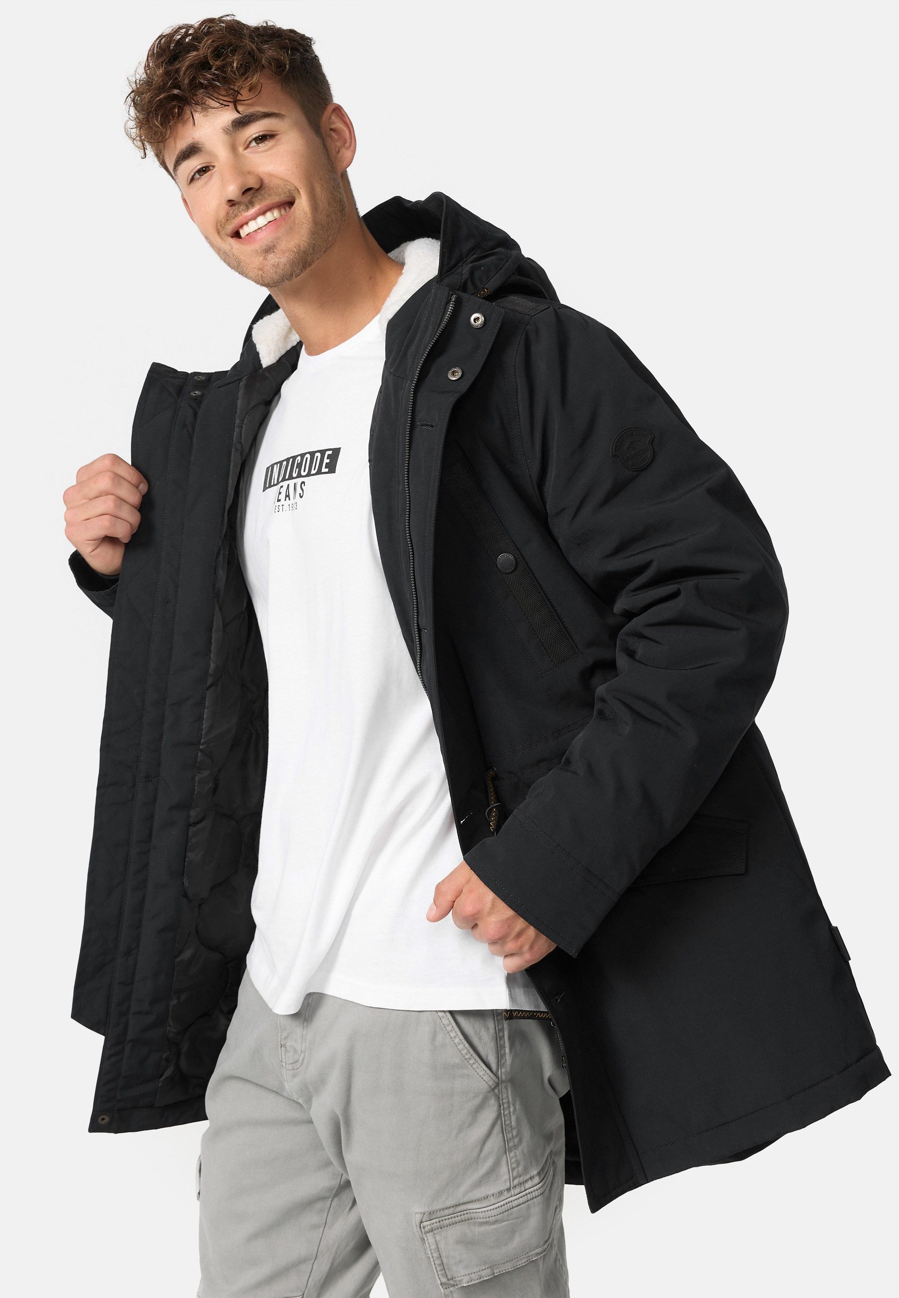 Indicode Parka Herren INBenicio Herrenparka Herrenjacke