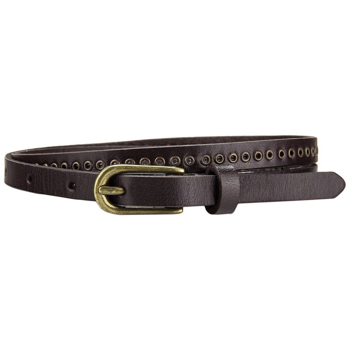 Esprit Ledergürtel schmaler dünner Leder Ремни Slim Eyelet Belt 126EA1S001-E210
